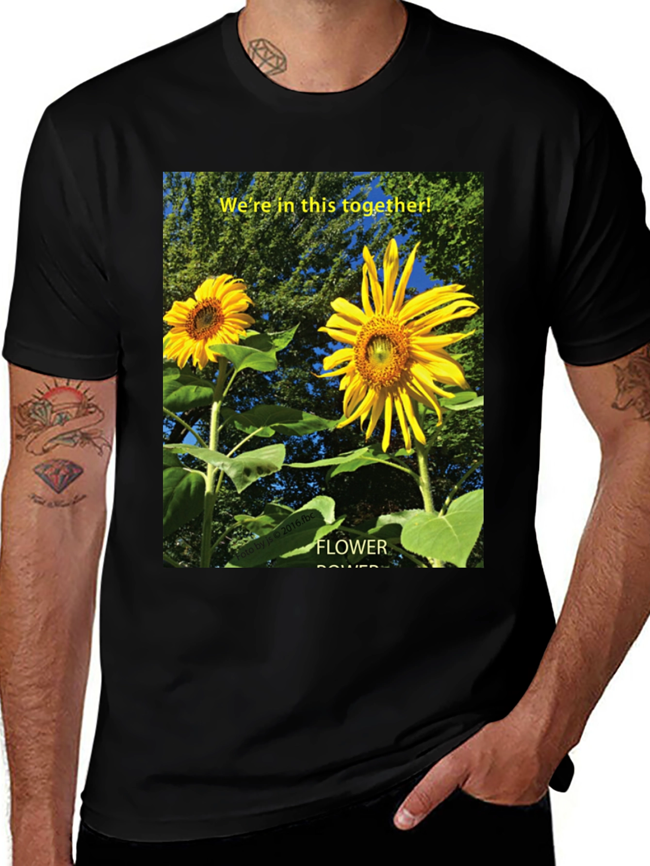 Variant 22 of Sunflower Graphic T-Shirt