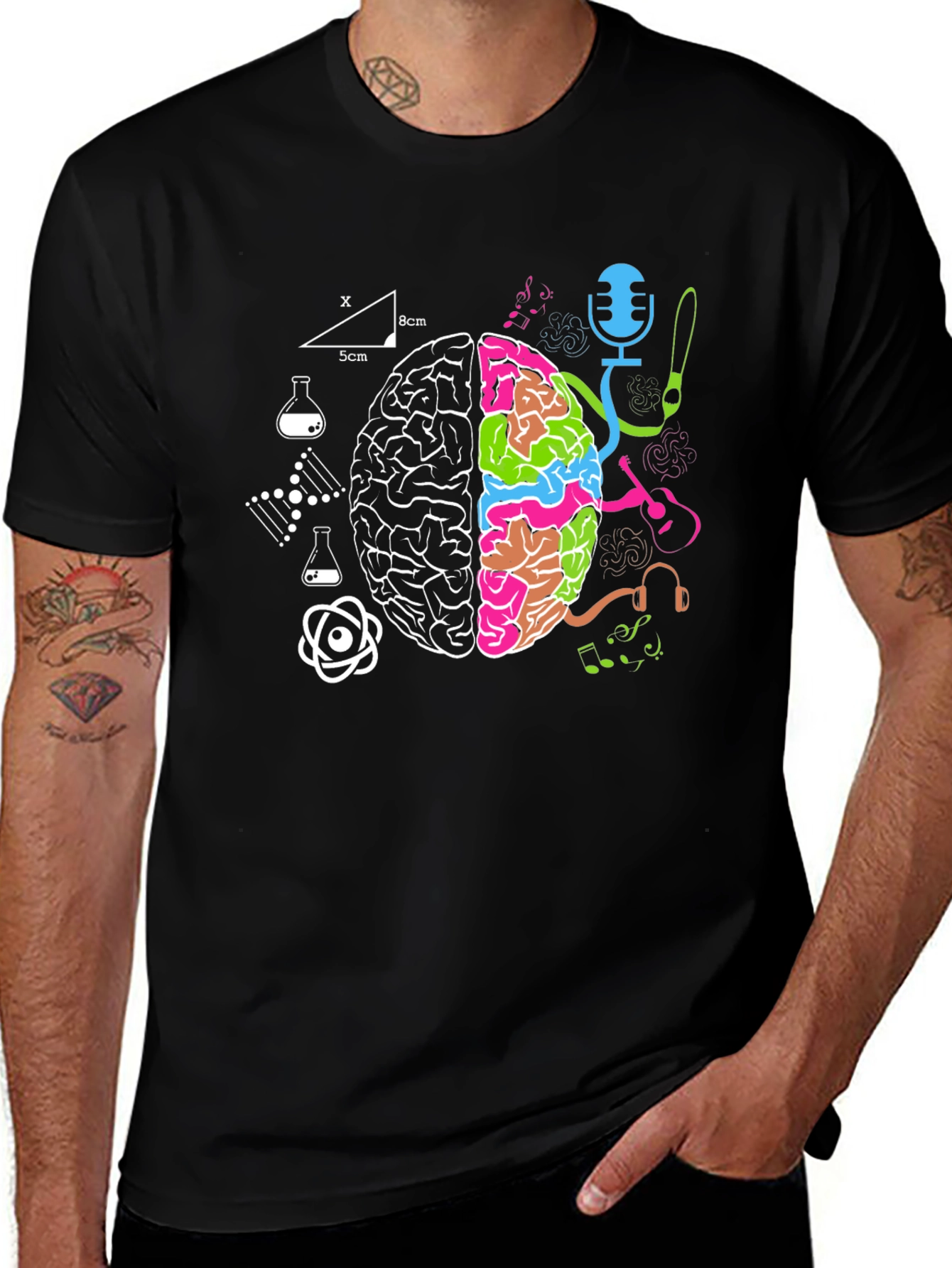 Brain T-Shirt: Science & Arts