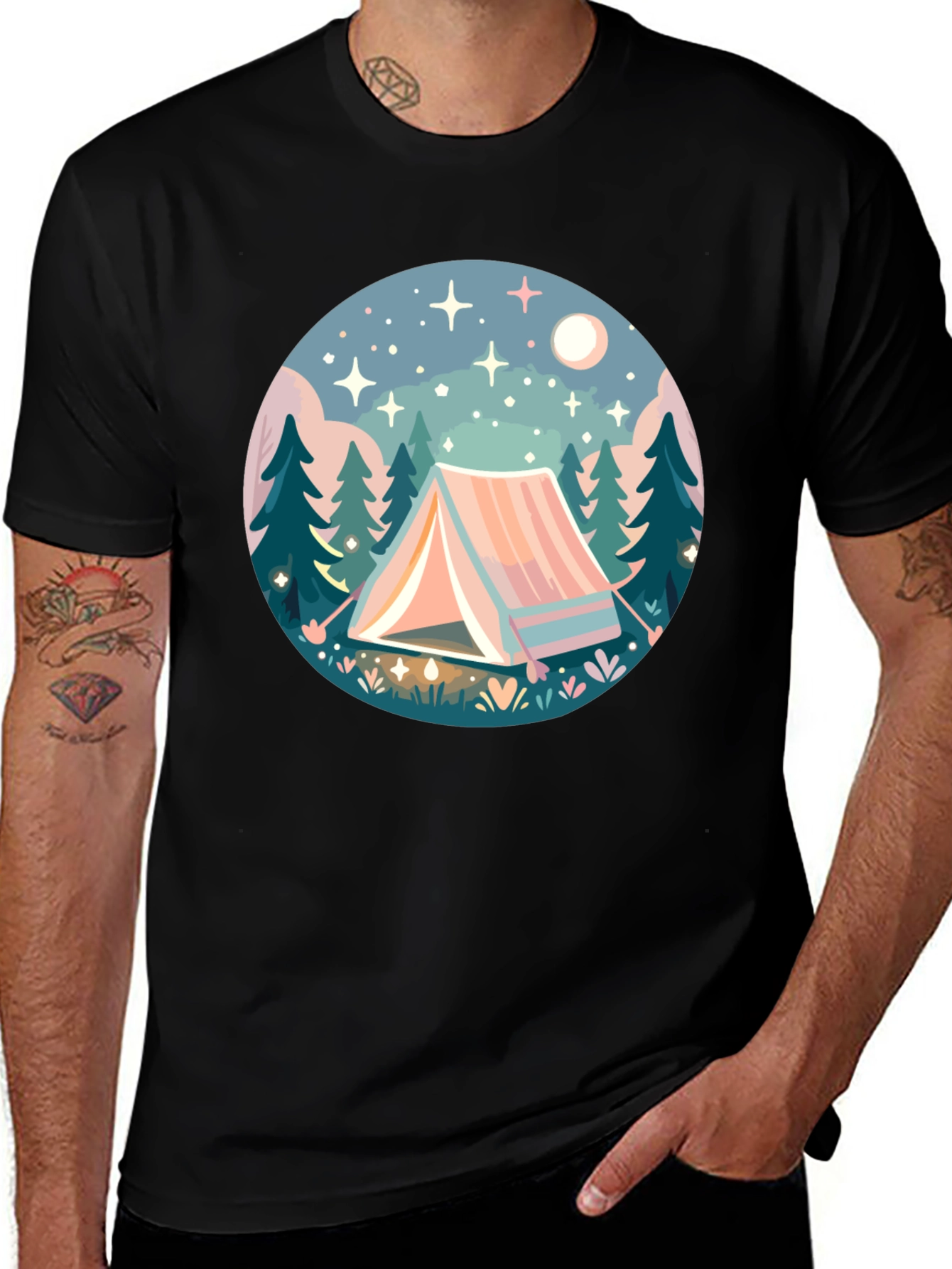 Variant 29 of Camping Adventure T-Shirt - Nature Scene