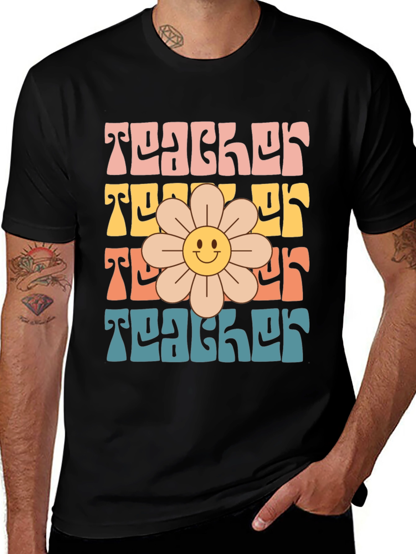 Variant 18 of Retro Teacher Graphic Tee