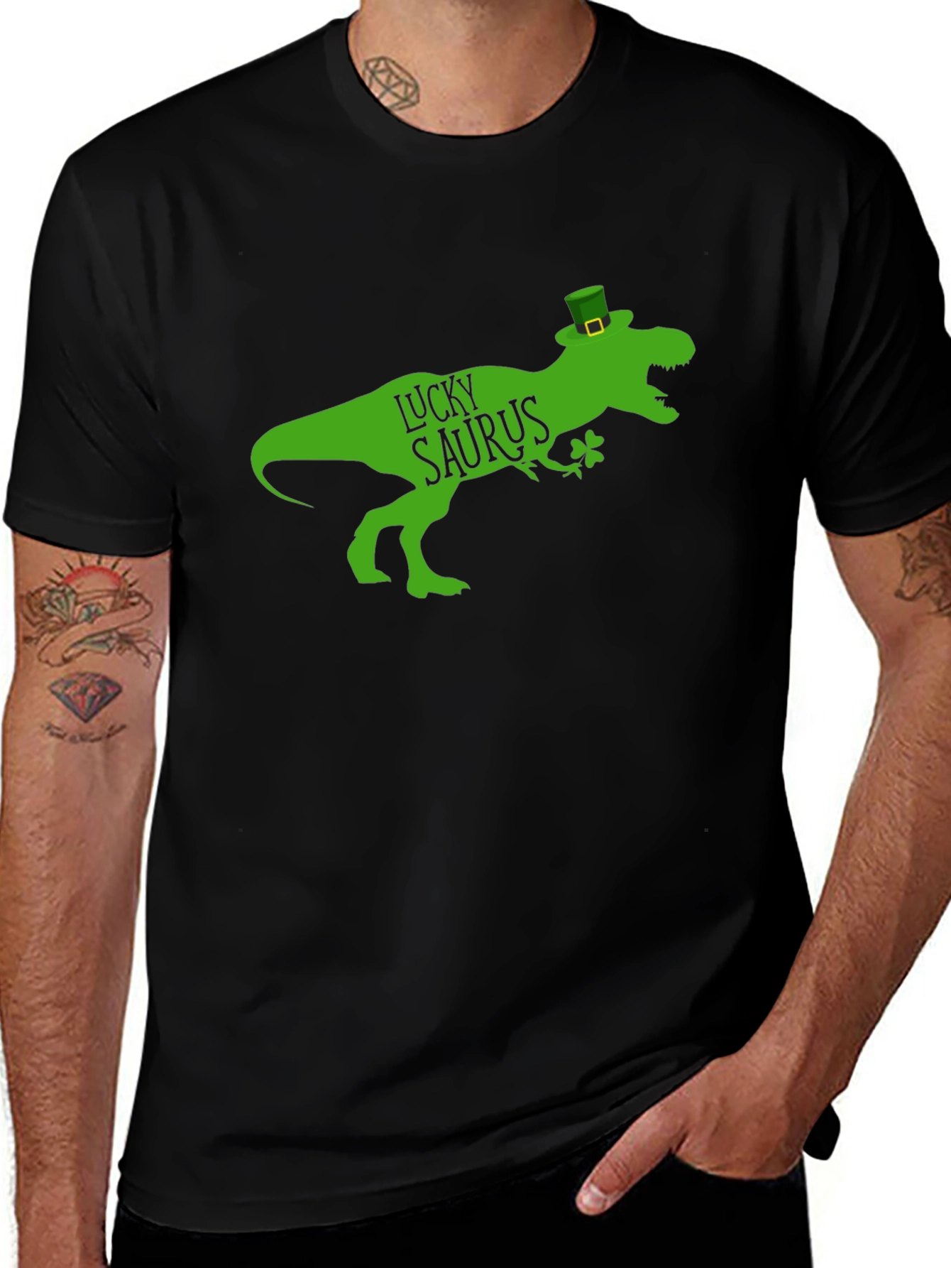 Lucky Saurus St. Patrick's Day T-Shirt