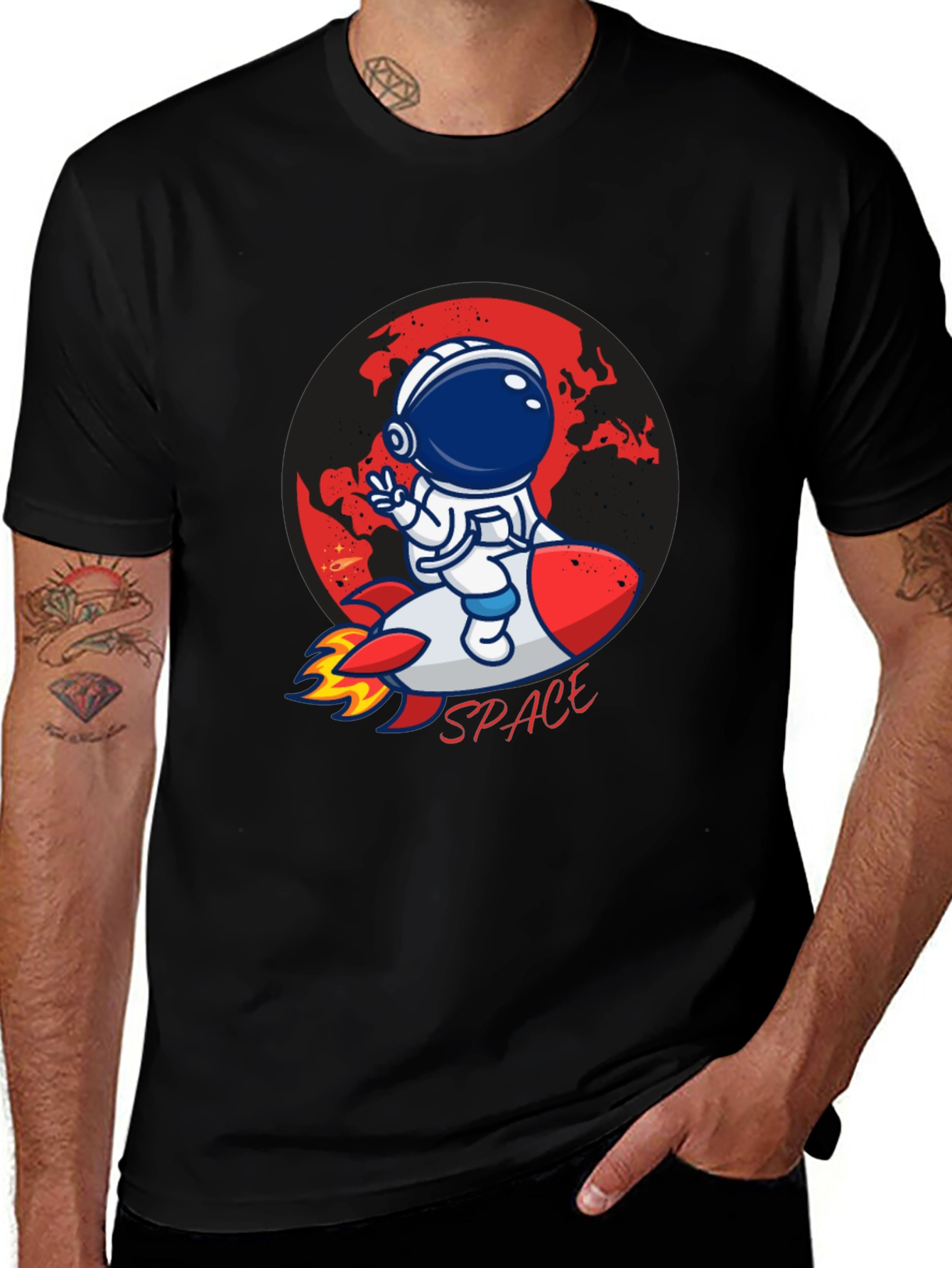 Variant 30 of Astronaut in Space Graphic T-Shirt