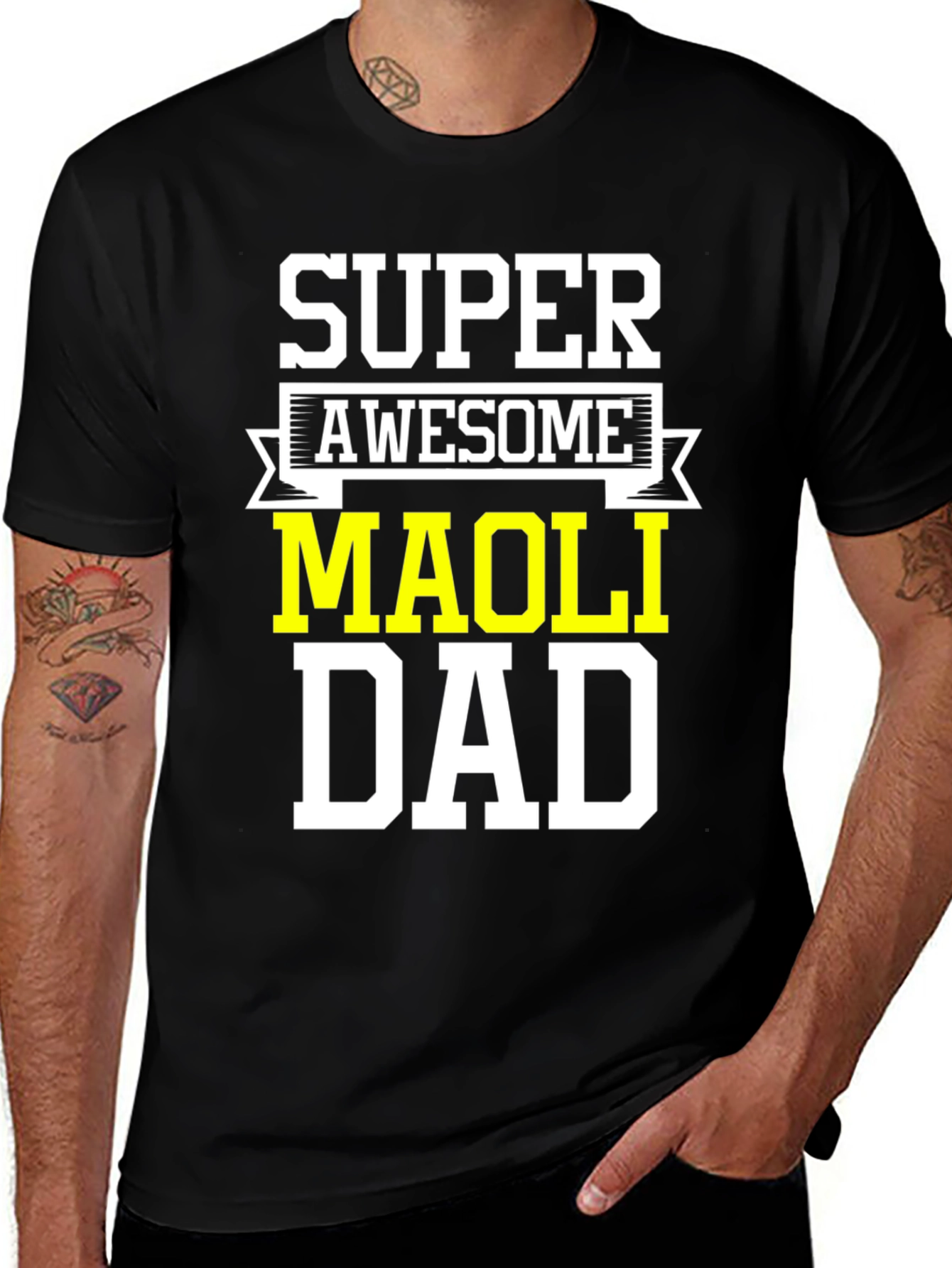 Super Awesome Maoli Dad T-Shirt