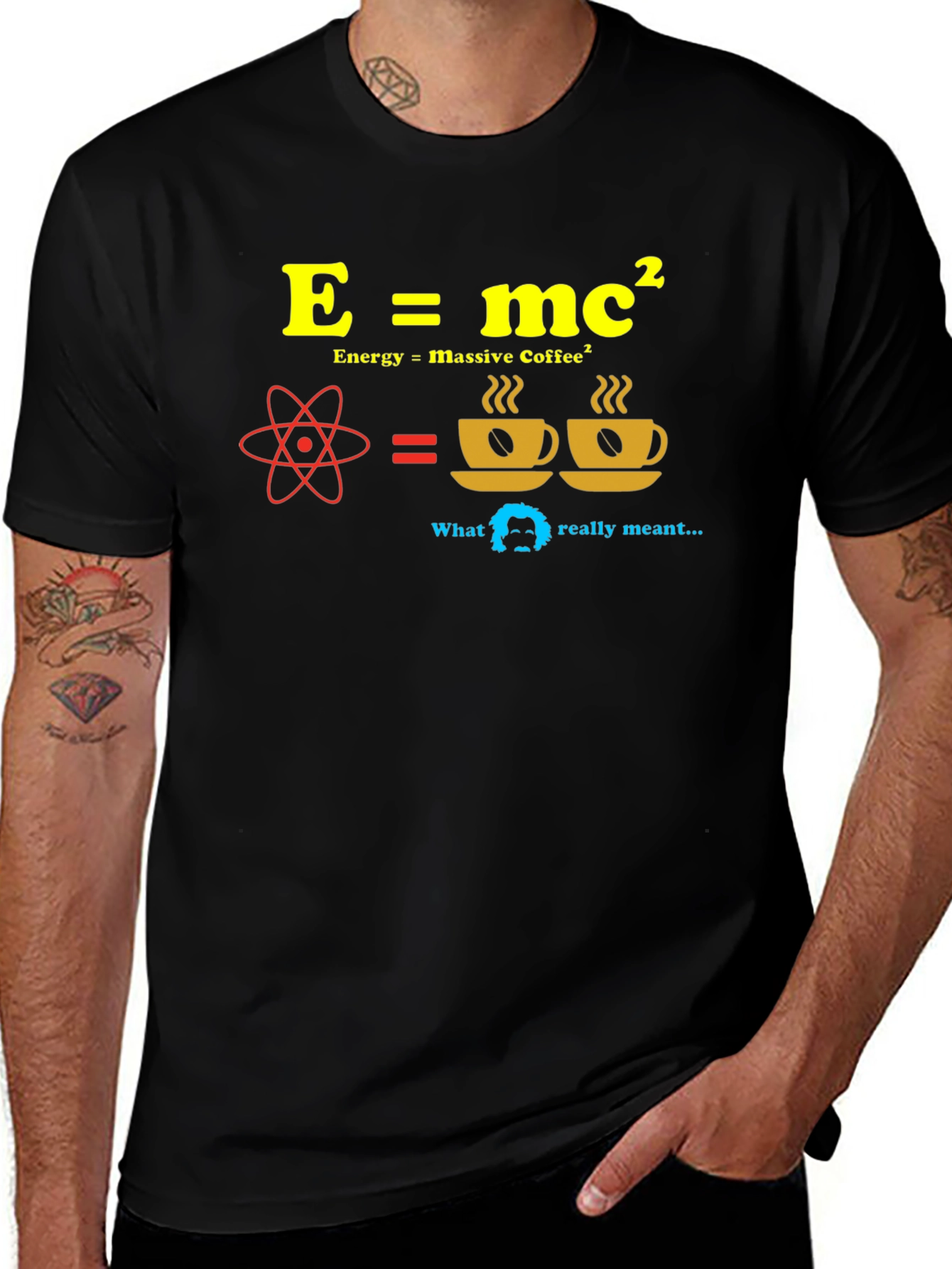 Variant 9 of E=mc² Coffee T-Shirt