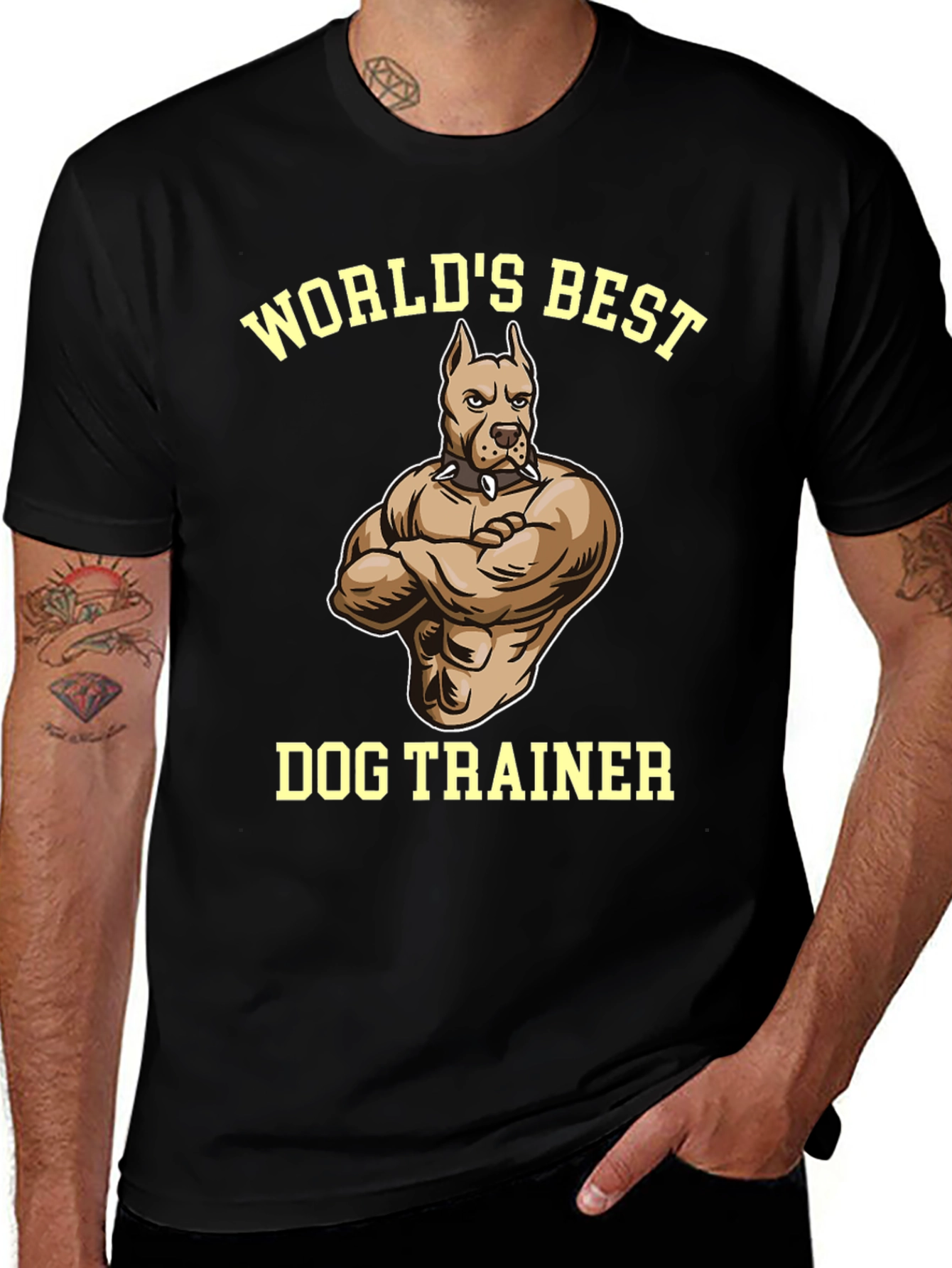 Variant 4 of World's Best Dog Trainer T-Shirt