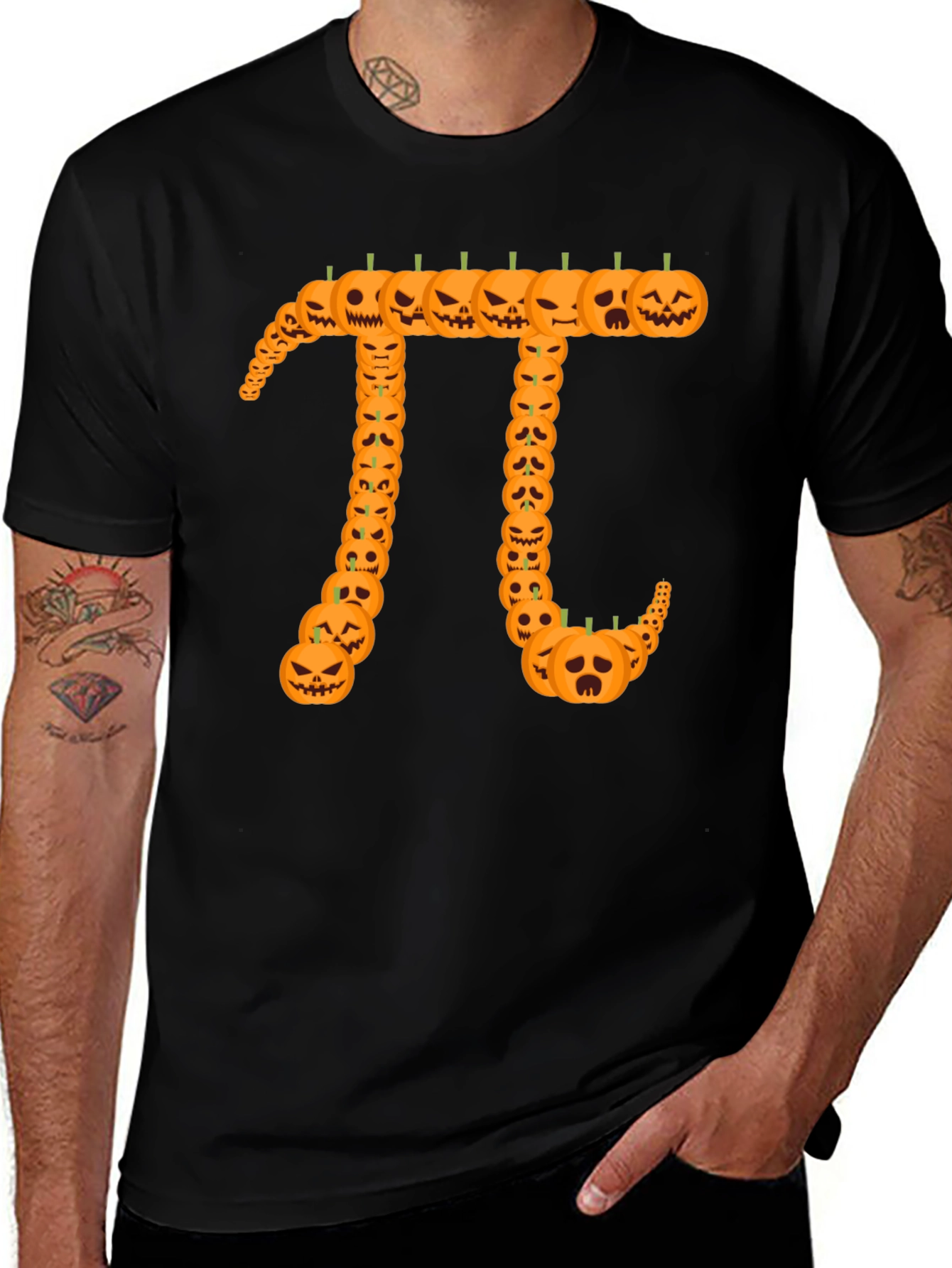 Halloween Pi Pumpkin T-Shirt