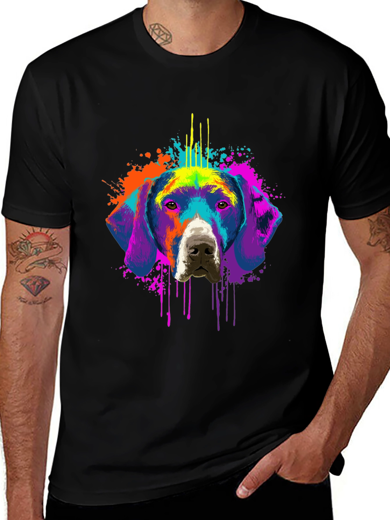Variant 21 of Vibrant Dog Graphic Tee