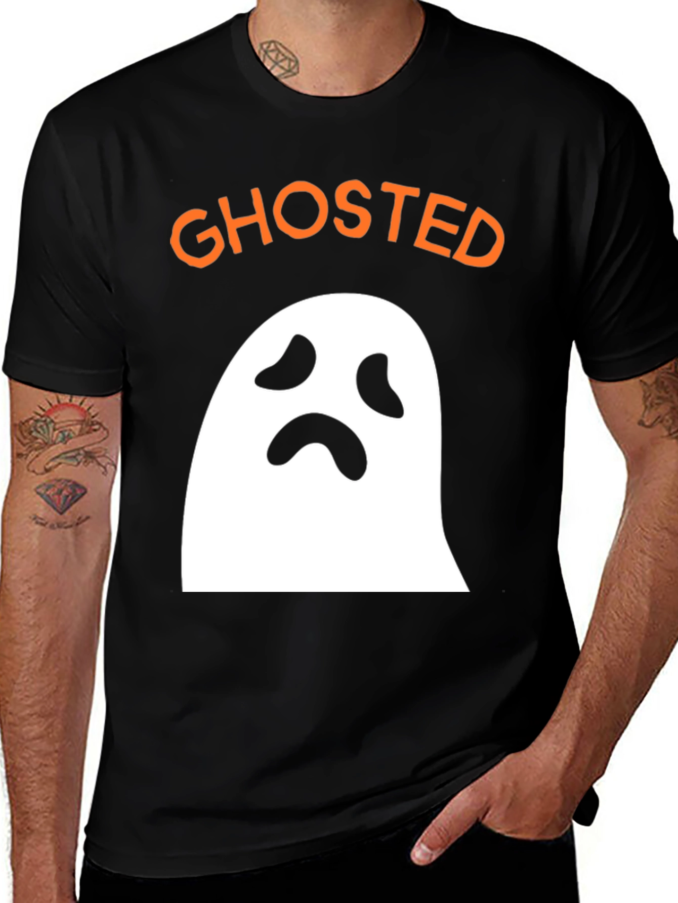 Variant 6 of Ghosted Halloween Graphic T-Shirt