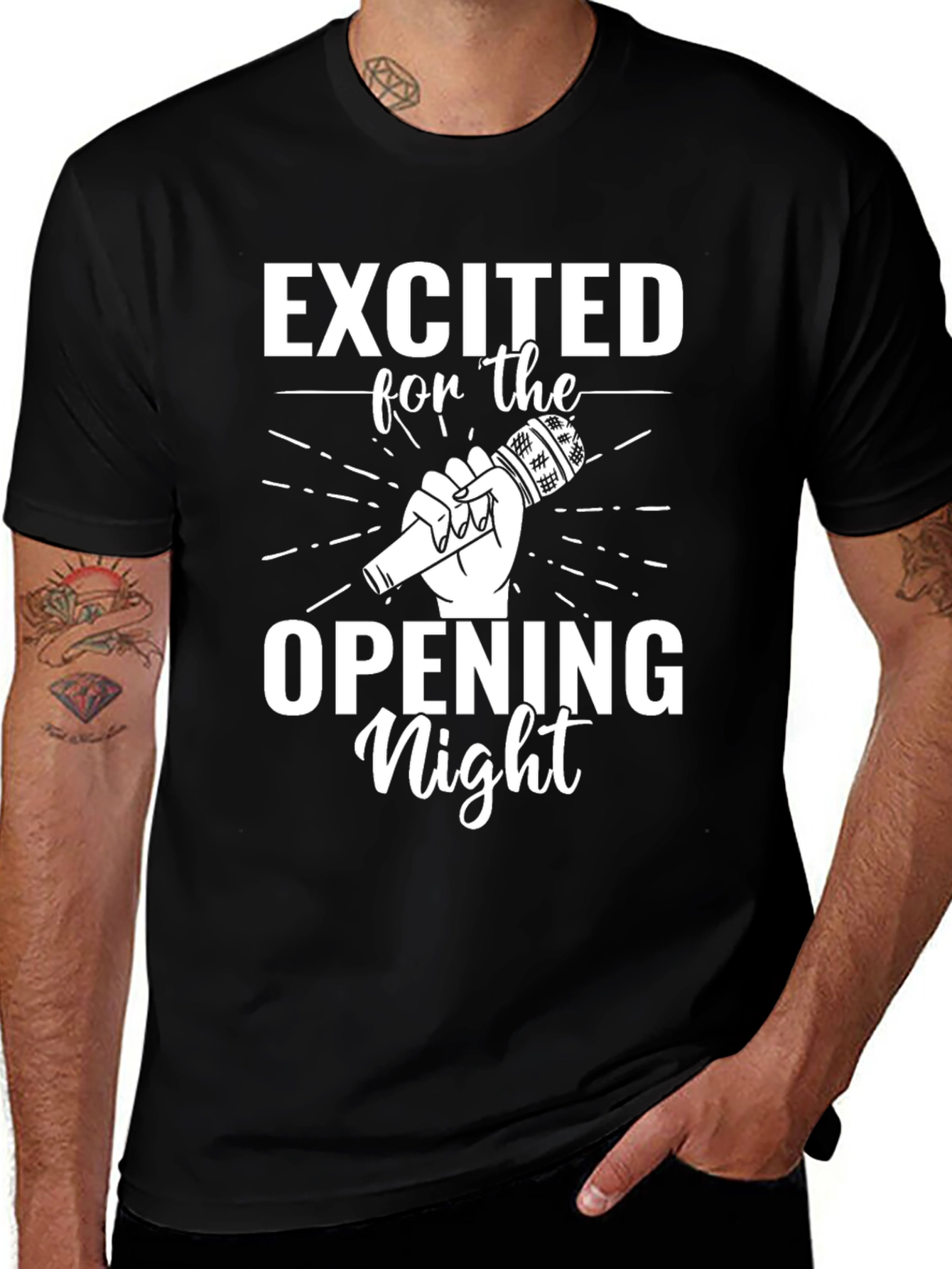 Variant 25 of Excited for Opening Night Graphic Tee