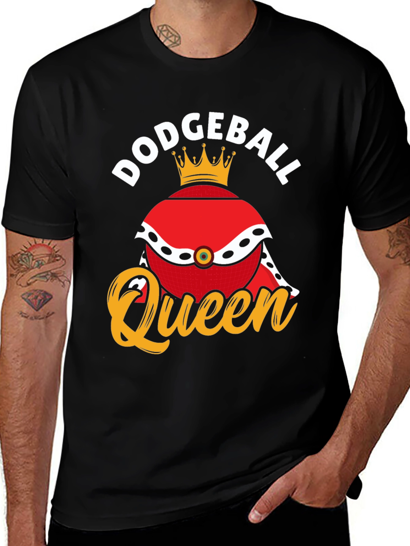 Variant 16 of Dodgeball Queen Graphic T-Shirt