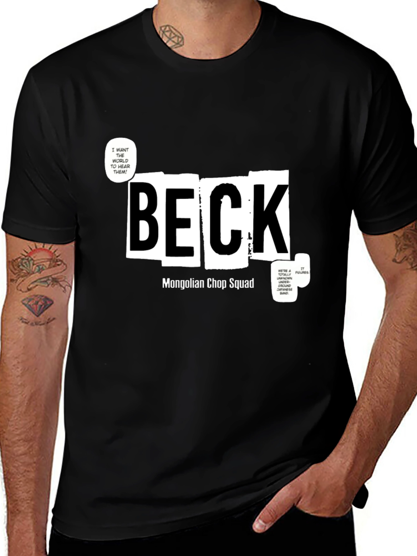 BECK Mongolian Chop Squad Black T-Shirt