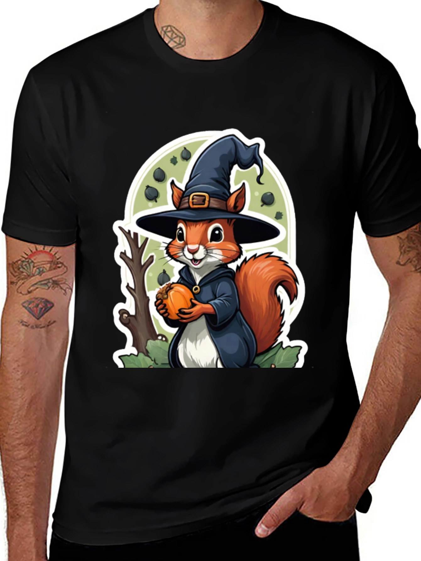Variant 19 of Halloween Squirrel Graphic Tee