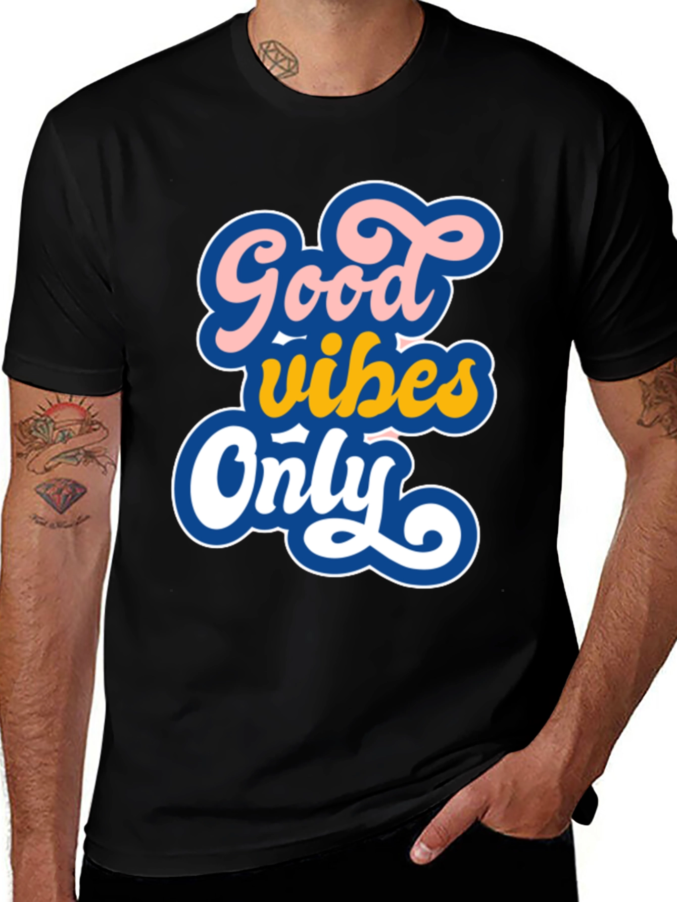Variant 26 of Good Vibes Only Graphic T-Shirt