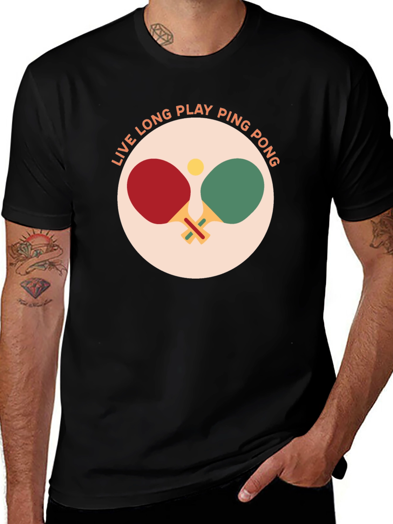 Ping Pong T-Shirt: Live Long & Play!