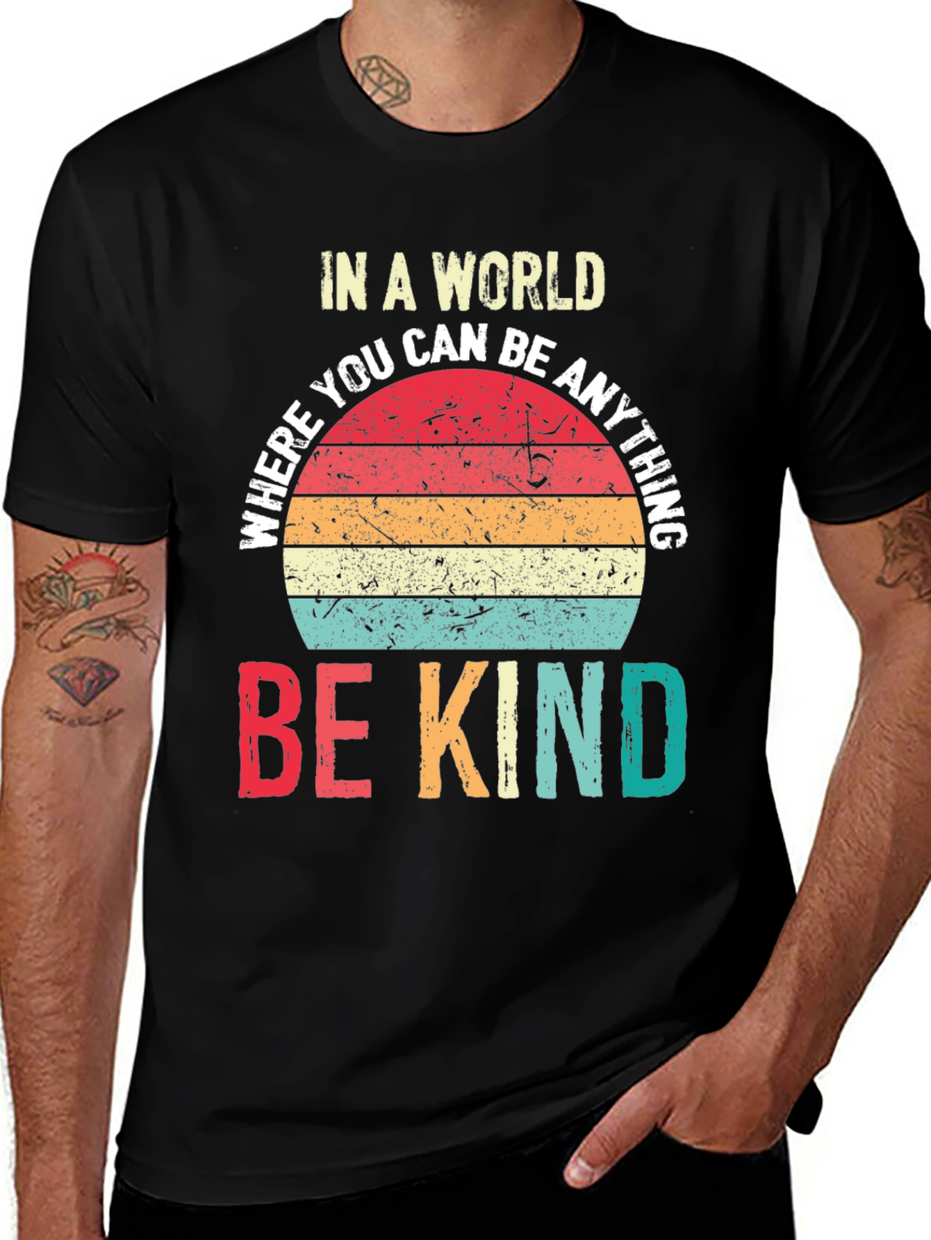 Variant 14 of In A World Be Kind T-Shirt