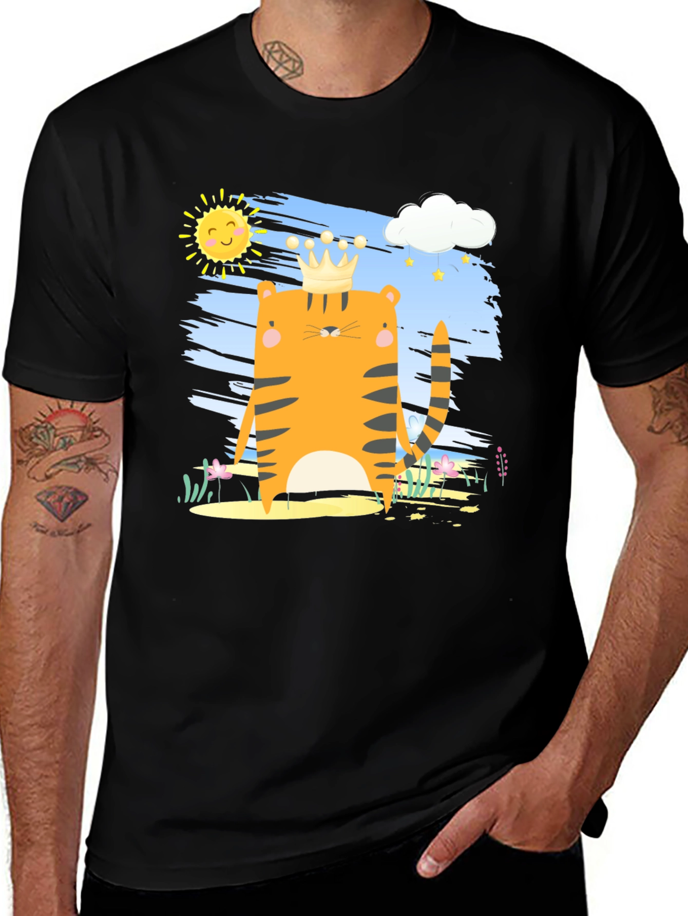 Variant 12 of Tiger King T-Shirt - Cartoon Graphic Tee