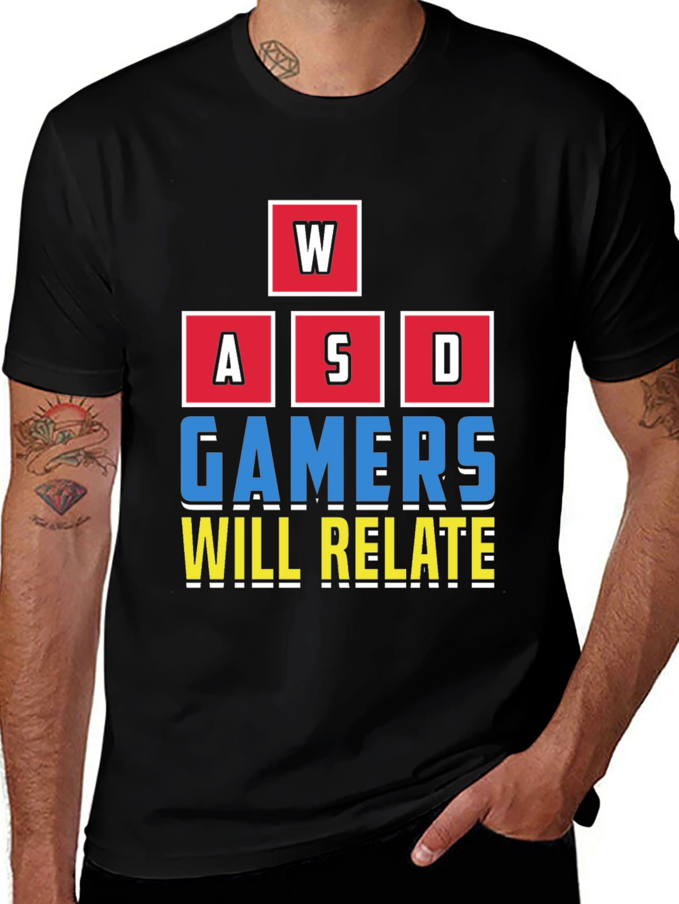 Variant 30 of Gamer WASD T-Shirt - Gamers Will Relate