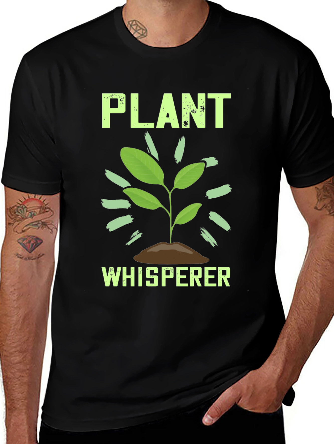 Variant 2 of Plant Whisperer Graphic Tee - Gardening T-Shirt