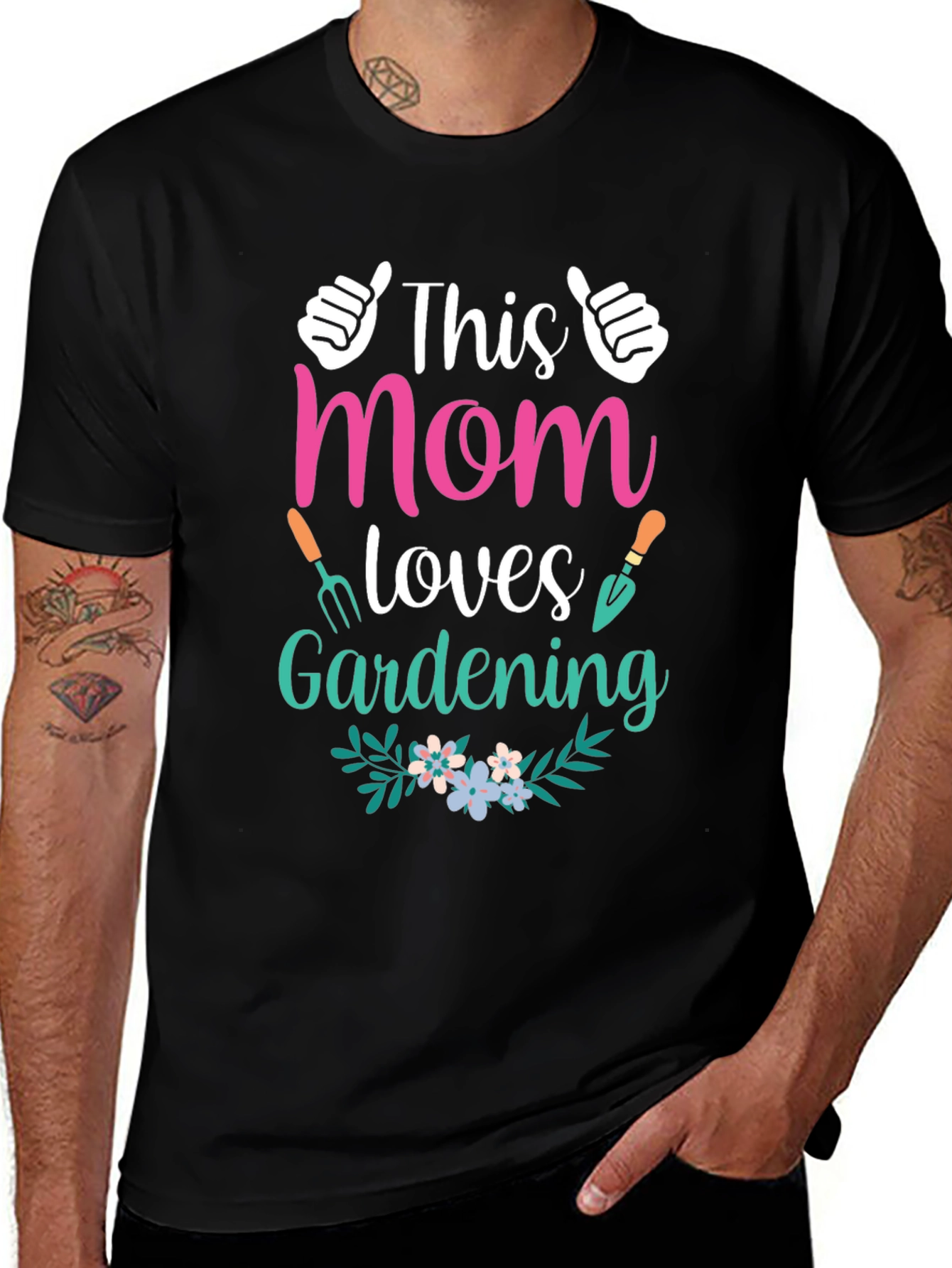 Variant 20 of Gardening Mom Graphic T-Shirt