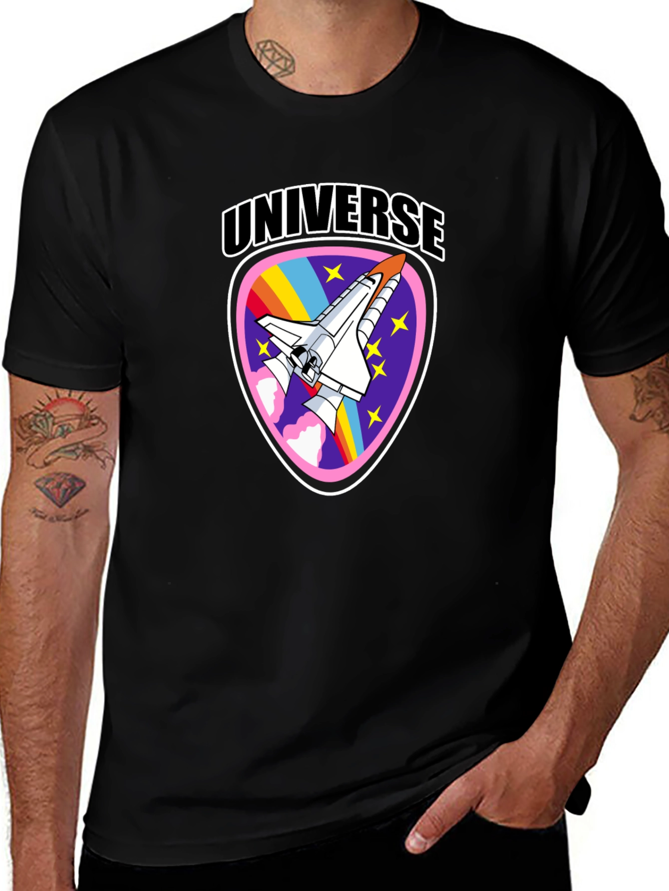 Variant 6 of Universe Space Shuttle Graphic T-Shirt