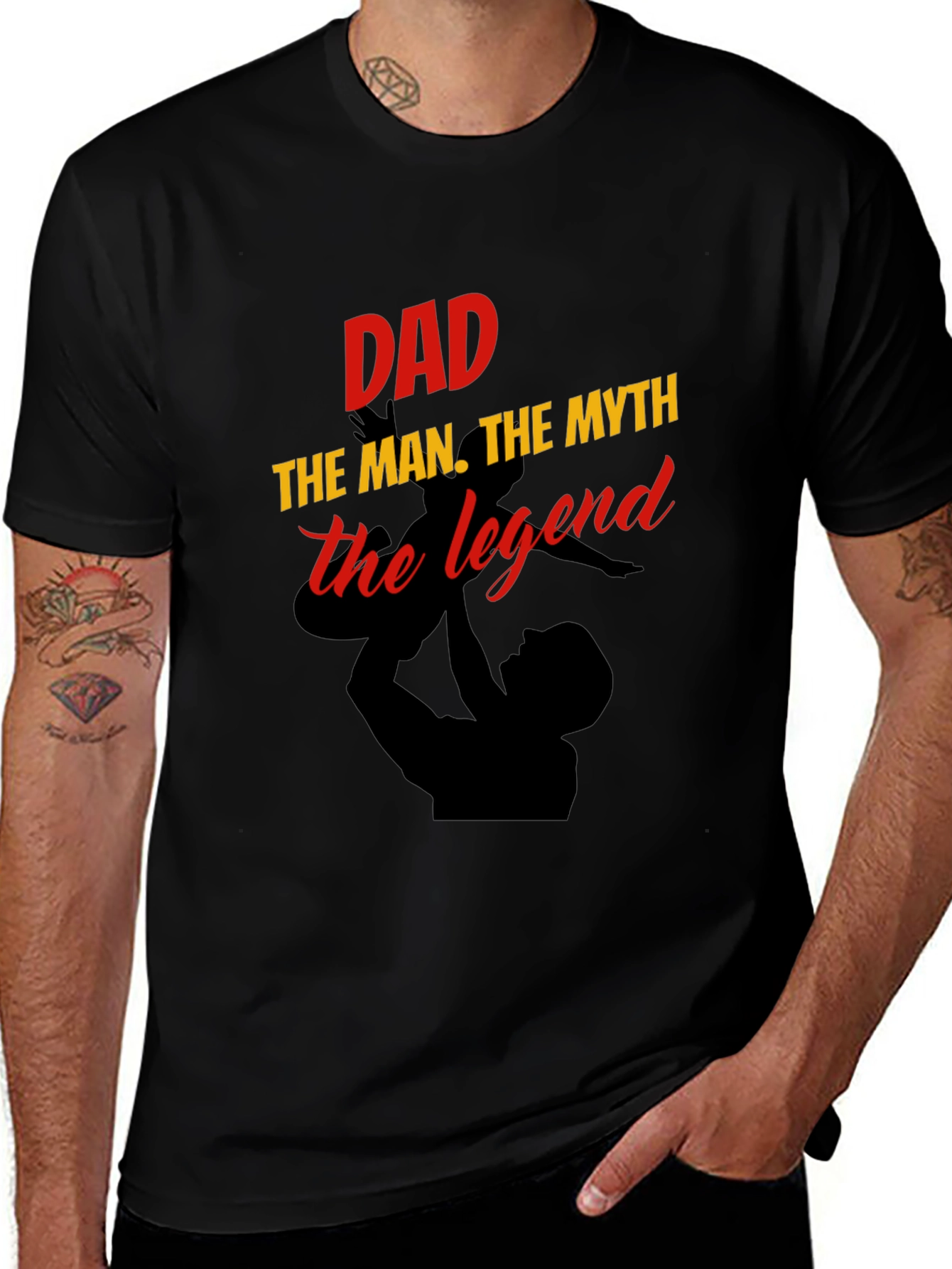 Variant 10 of Dad The Man, The Myth, The Legend T-Shirt