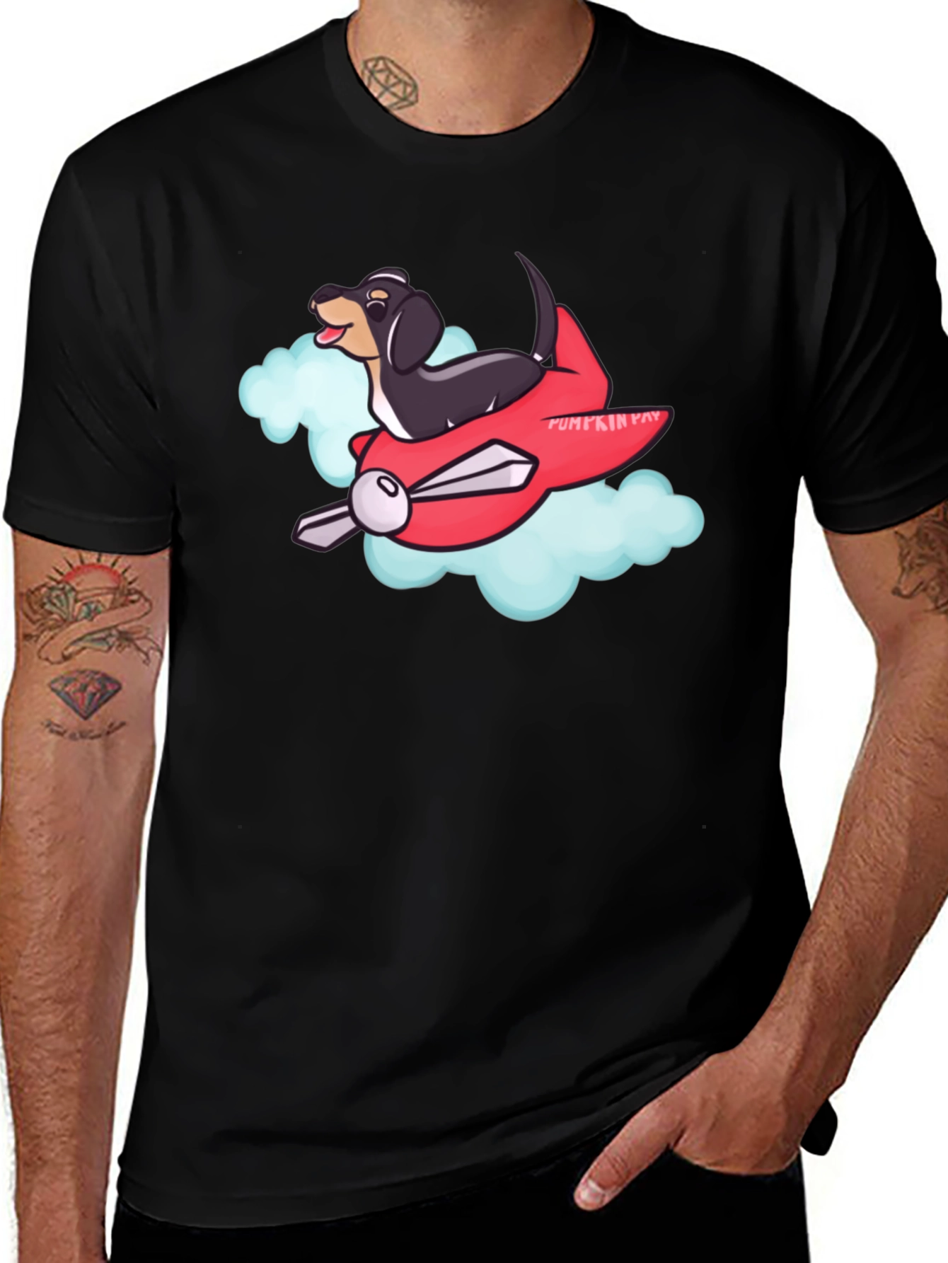 Variant 13 of Dog Pilot T-Shirt - Funny Aviation Tee