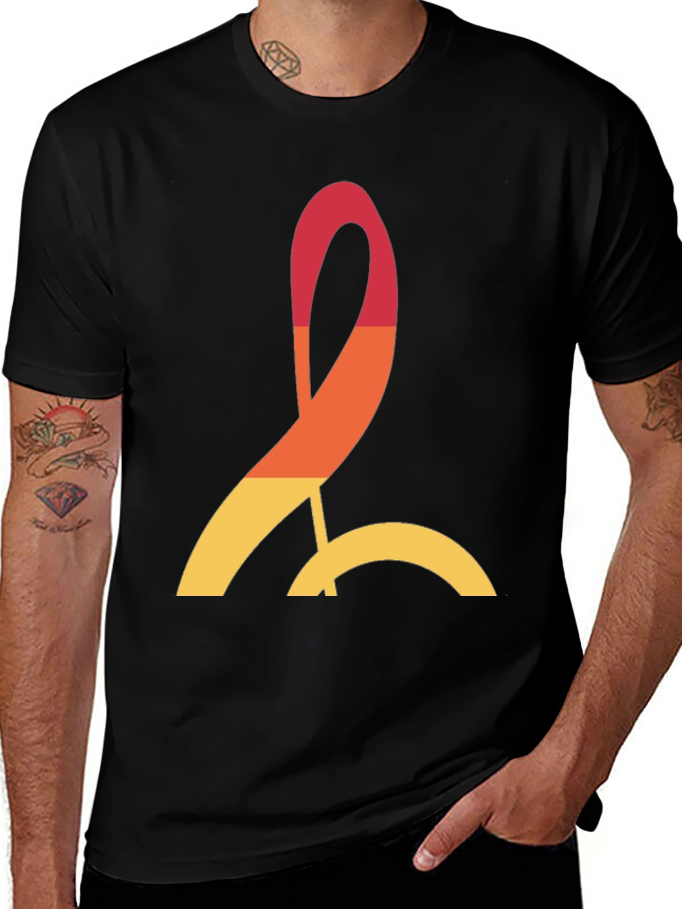 Variant 18 of Stylish Graphic Tee - Abstract Design