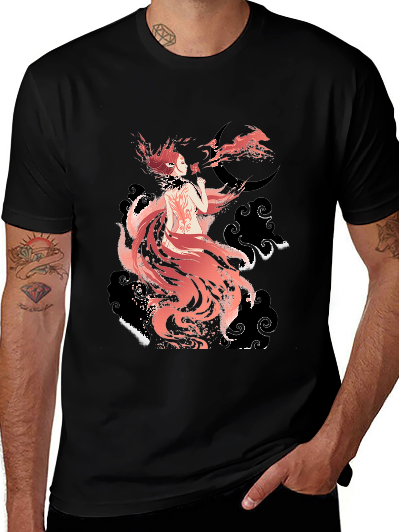 Variant 19 of Fantasy Art Graphic T-Shirt - Unique Design
