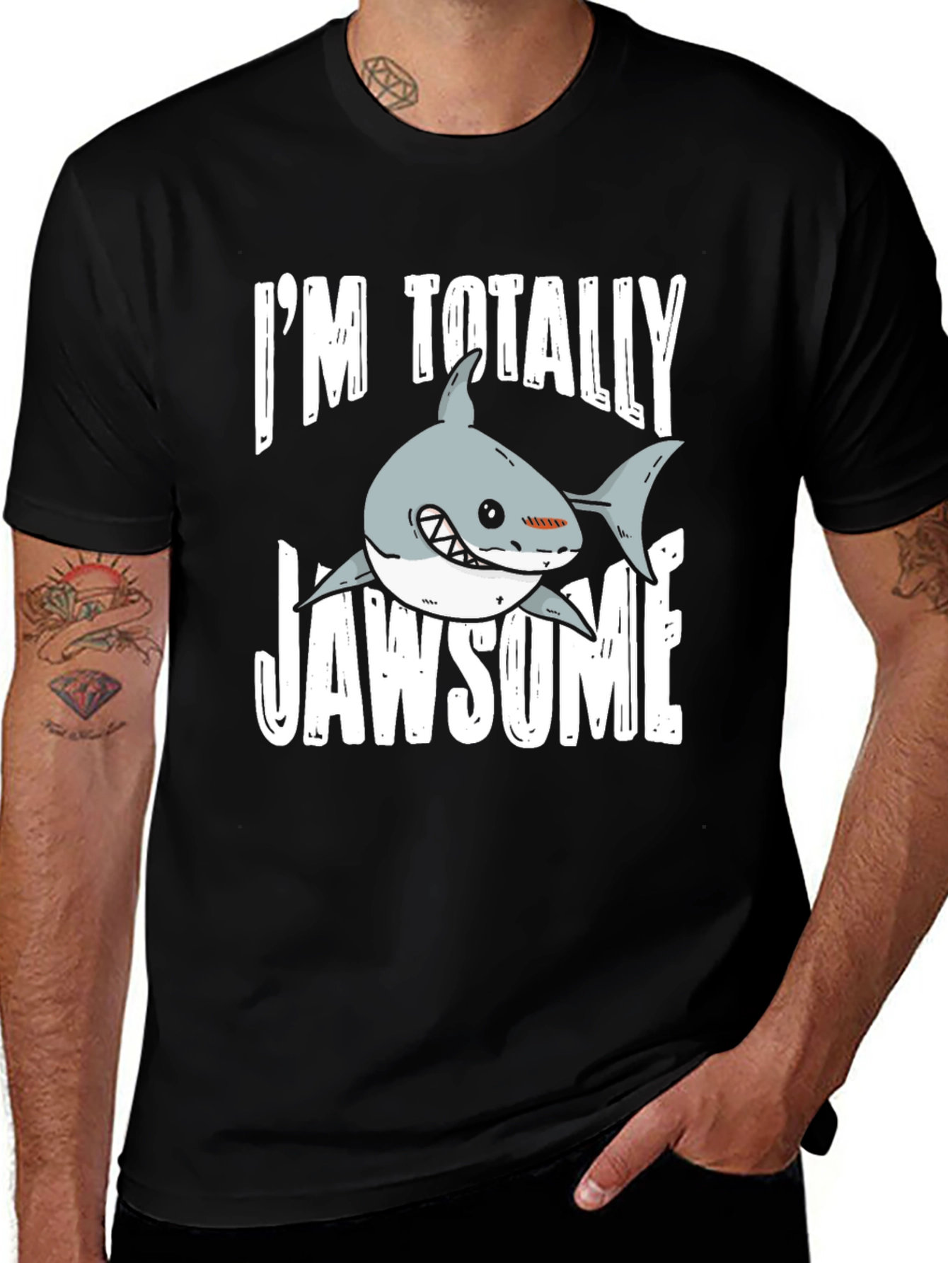 Variant 30 of I'm Totally Jawsome T-Shirt - Shark Graphic Tee