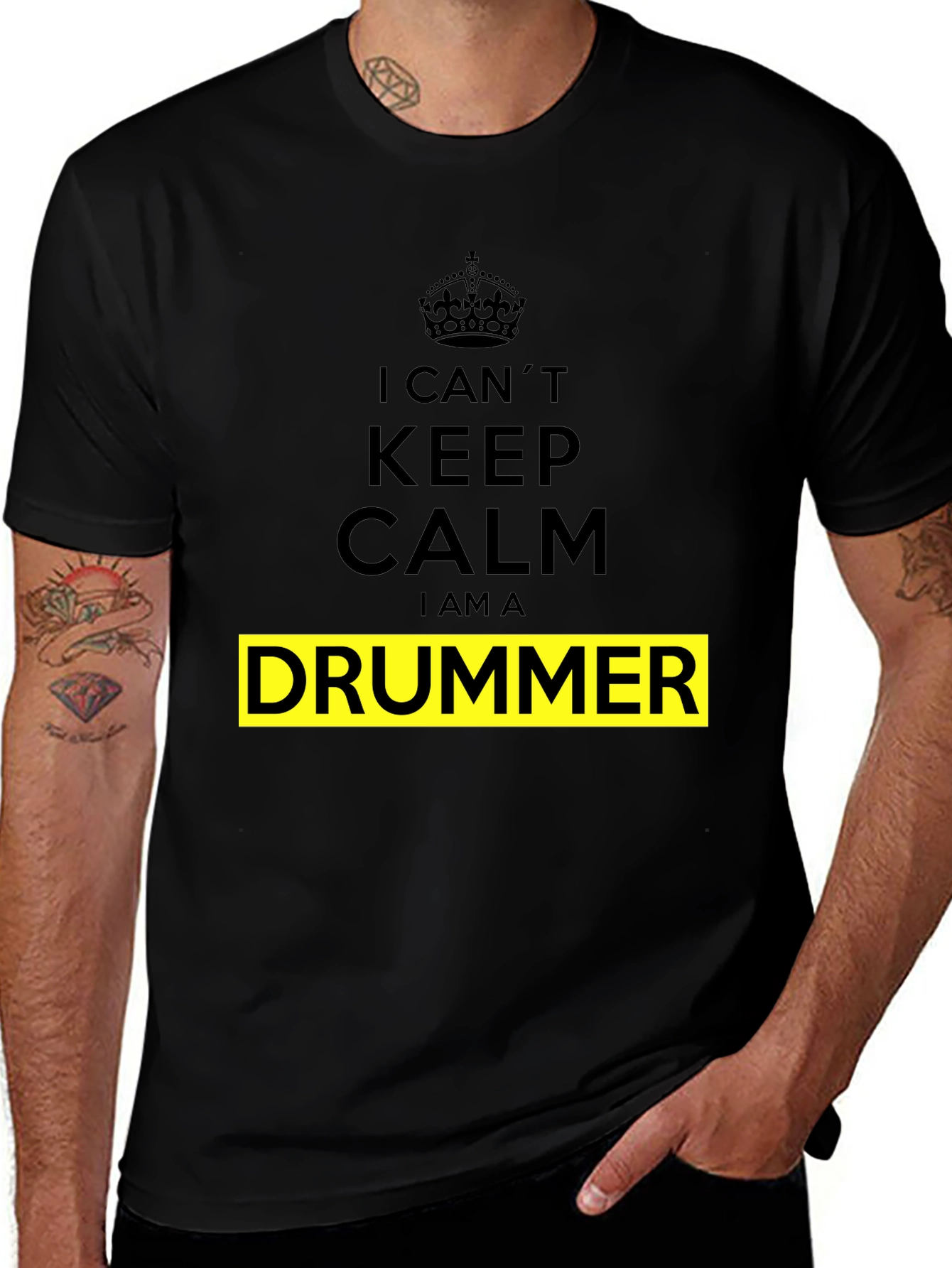 Variant 23 of I Can't Keep Calm I Am A Drummer T-Shirt