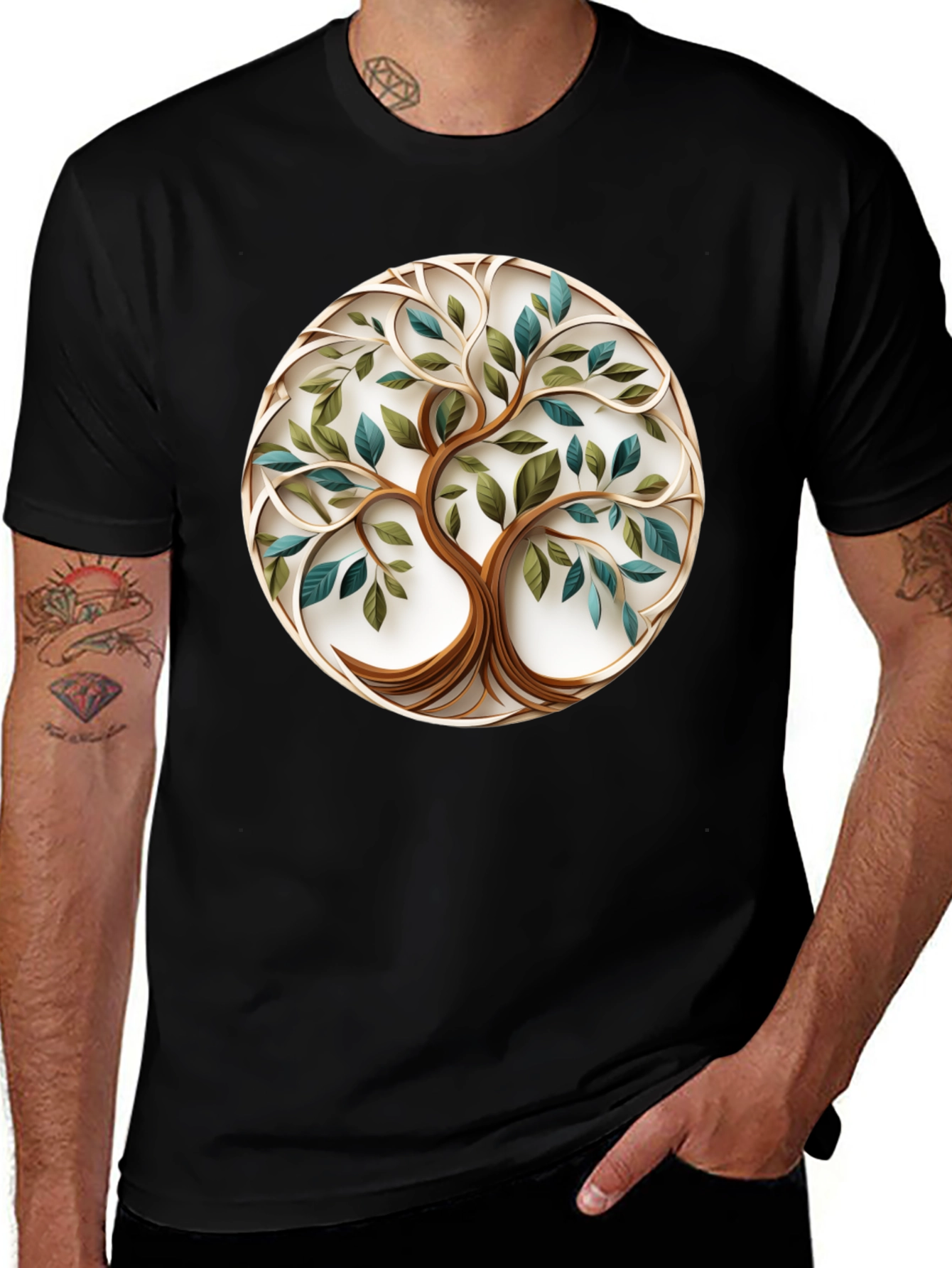 Variant 25 of Tree of Life Graphic Tee - Stylish Nature Design