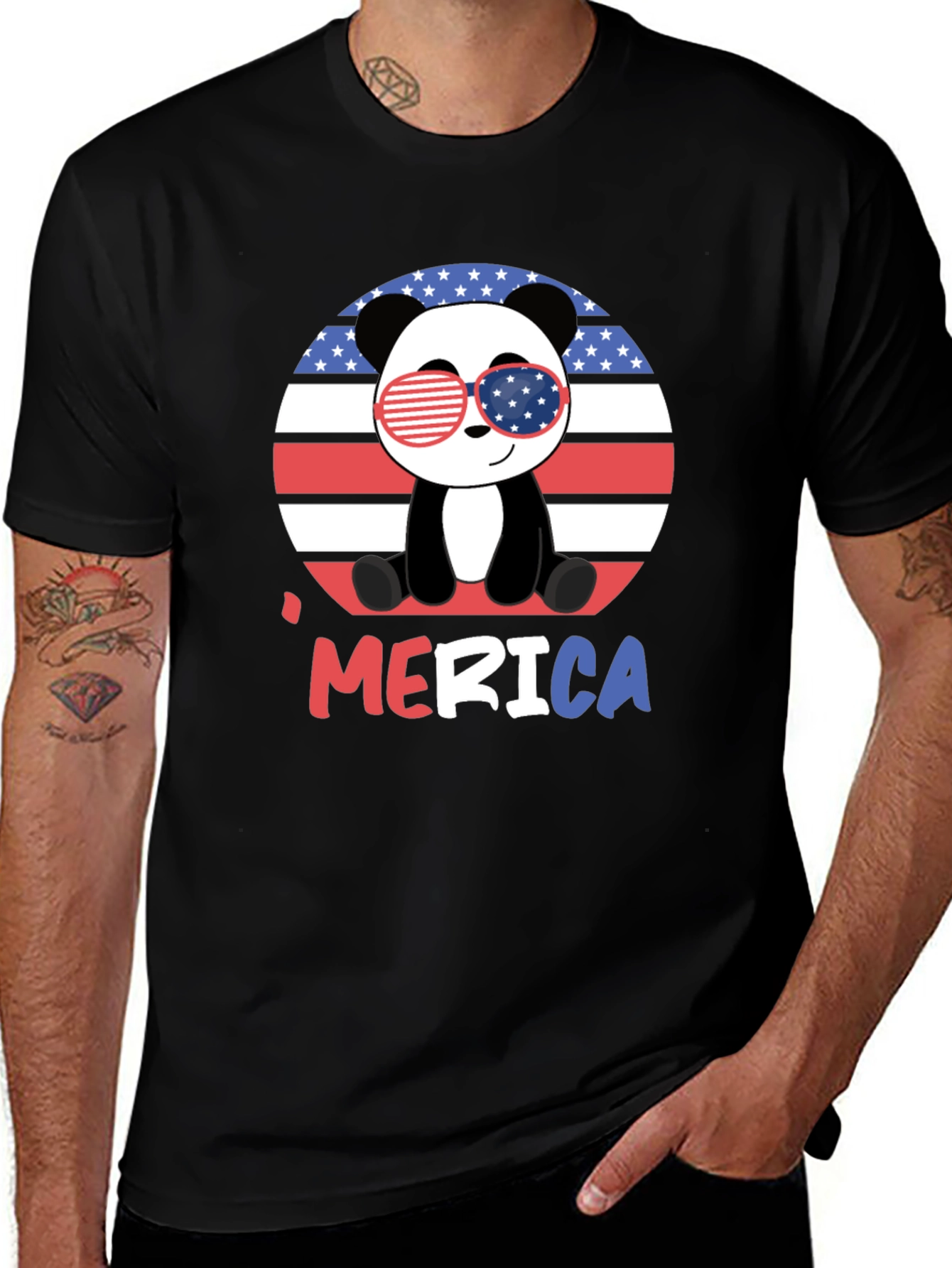 Variant 28 of Patriotic Panda T-Shirt