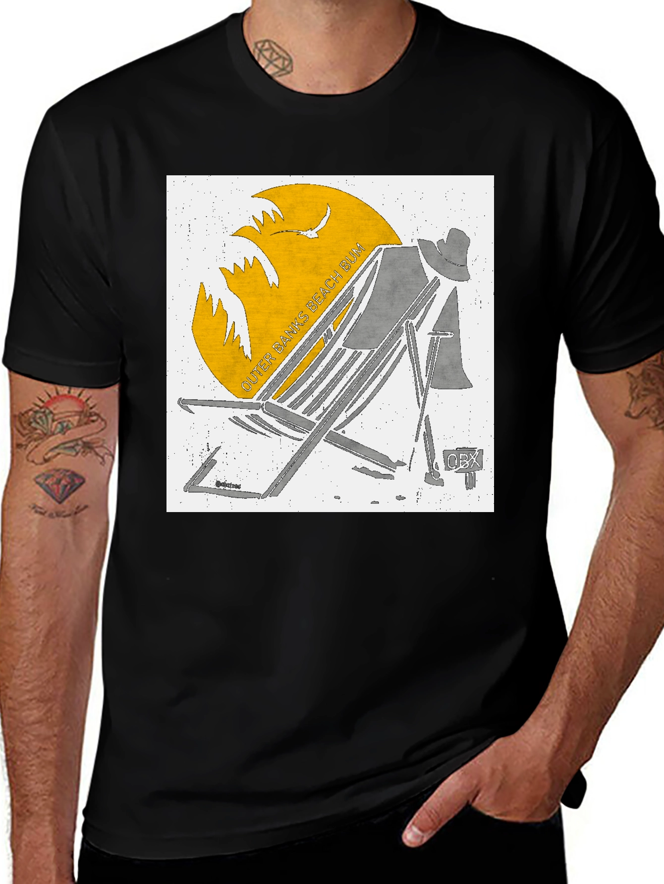 Variant 10 of Outer Banks Beach Bum T-Shirt