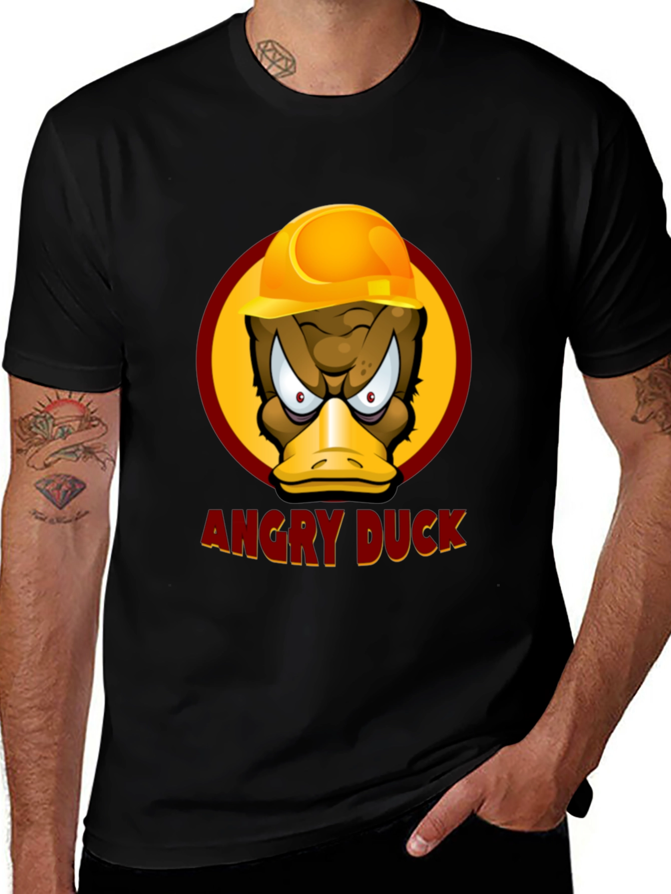Variant 9 of Angry Duck Construction T-Shirt
