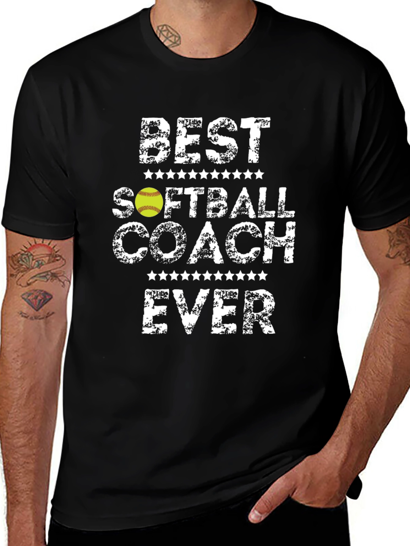Variant 23 of Best Softball Coach Ever T-Shirt - Gift for Coaches