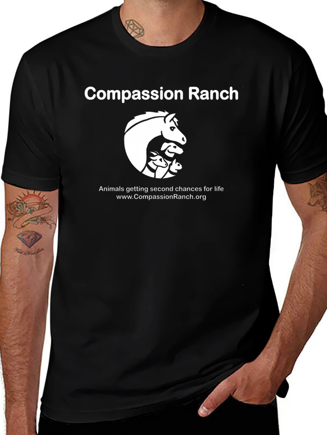 Compassion Ranch T-Shirt - Animals Second Chance