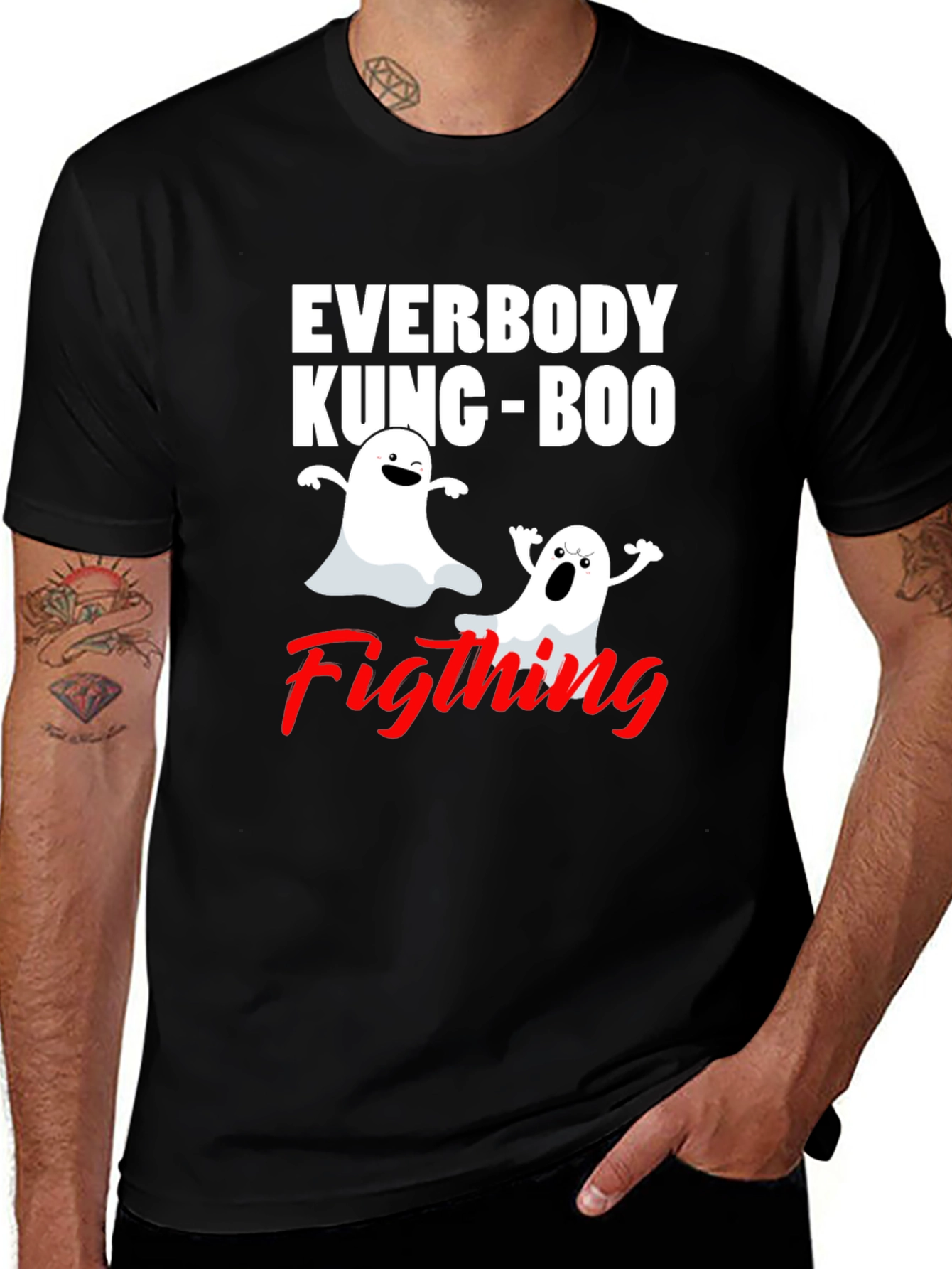 Variant 18 of Everybody Kung-Boo Fighting T-Shirt