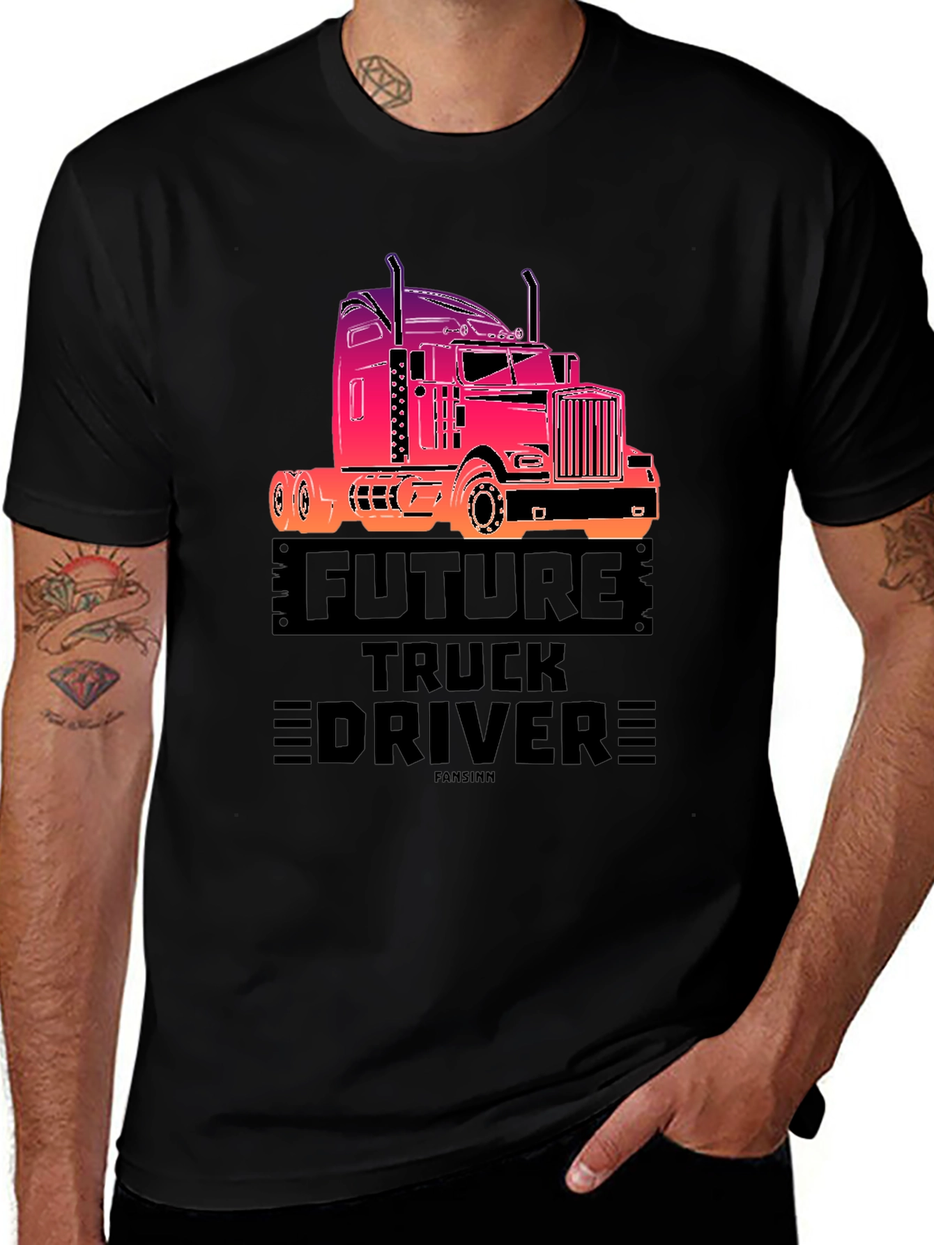 Future Truck Driver Graphic Tee