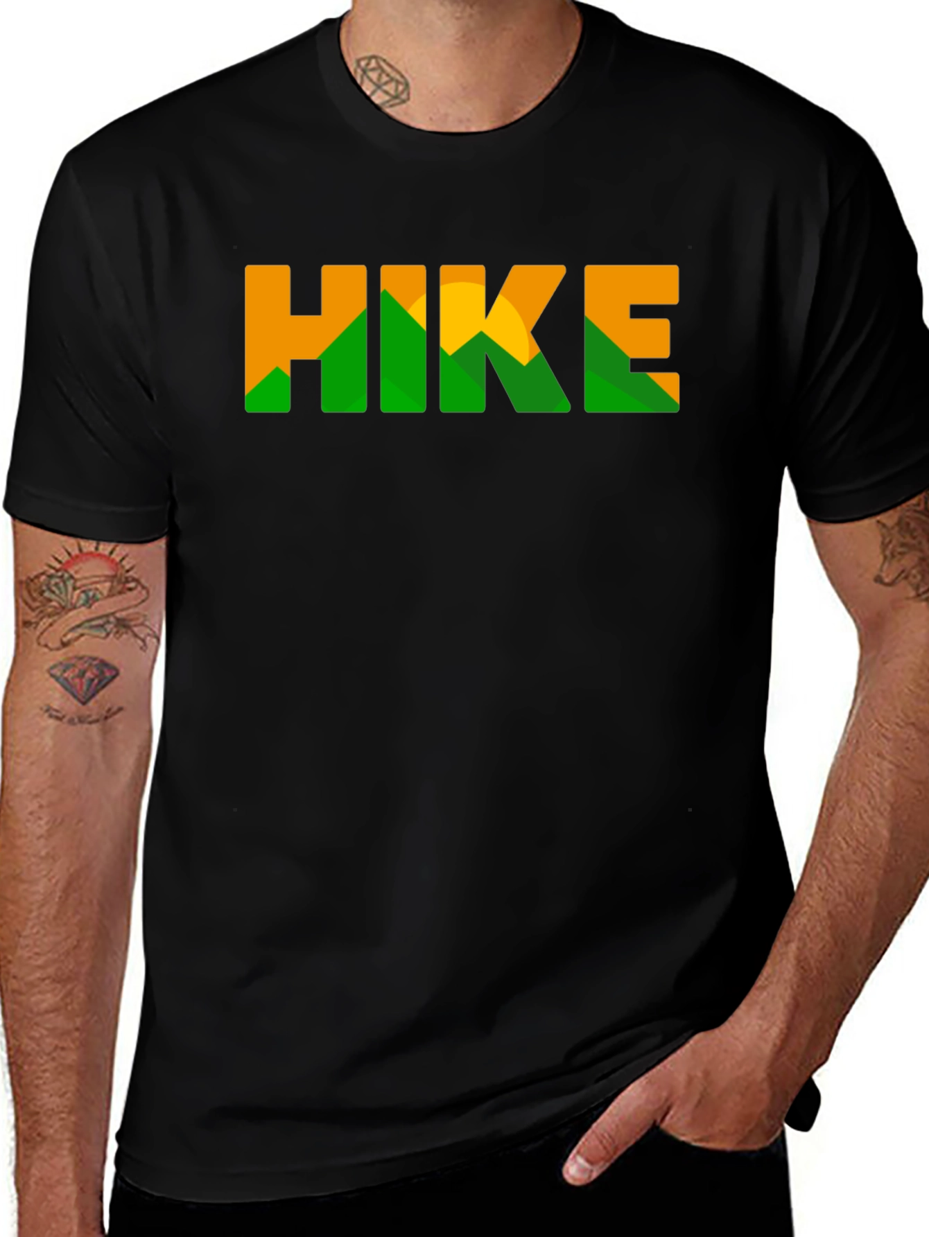 Variant 9 of Hike Graphic Tee - Outdoor Adventure Shirt