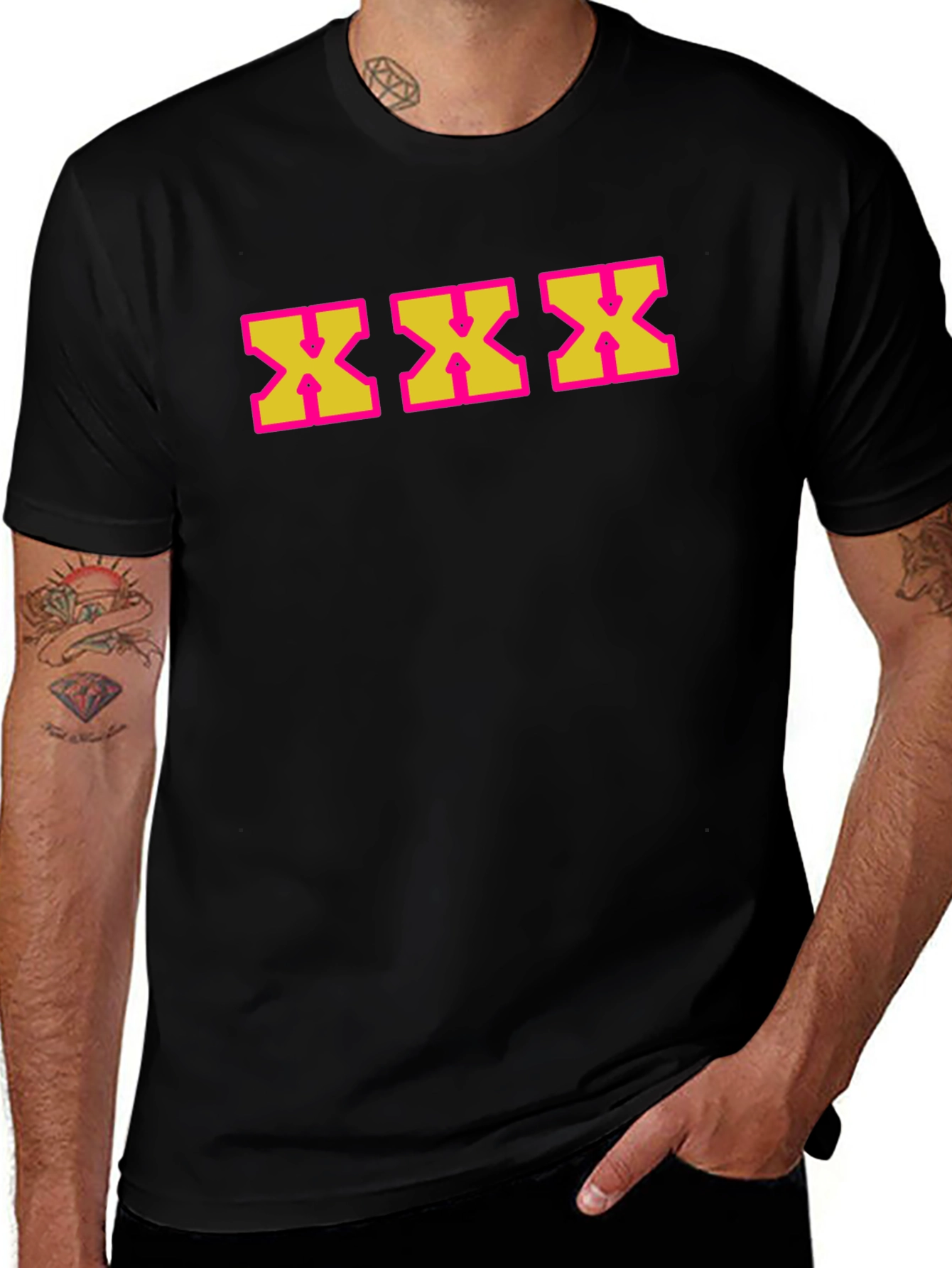 Variant 16 of Bold XXX Graphic Tee - Men's Short Sleeve