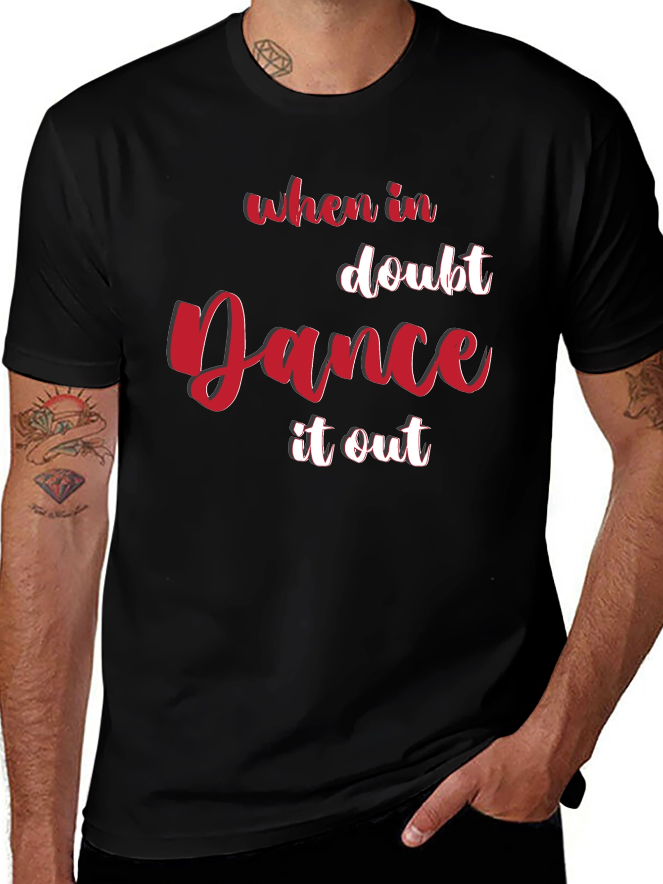 Variant 11 of When in Doubt Dance it Out T-Shirt