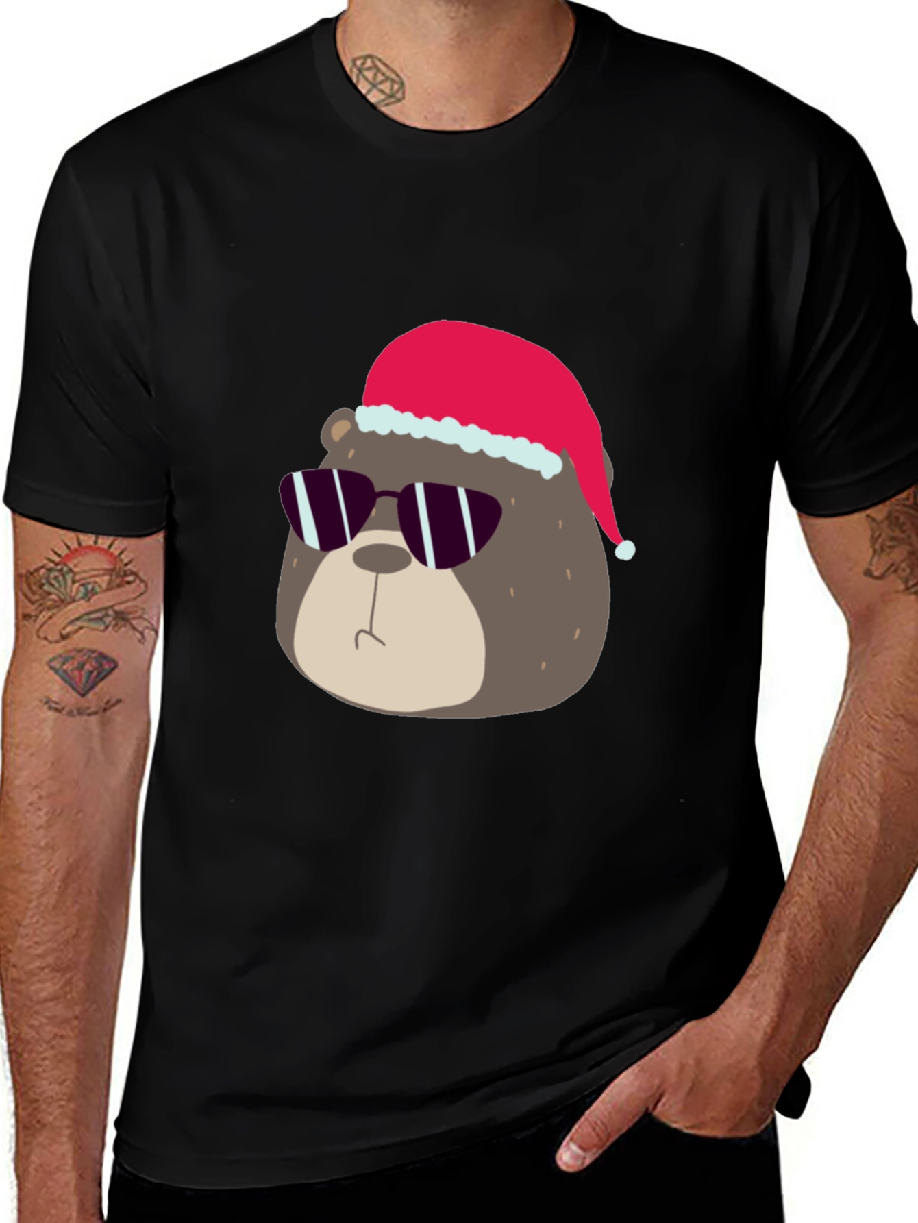 Variant 22 of Cool Bear Santa T-Shirt