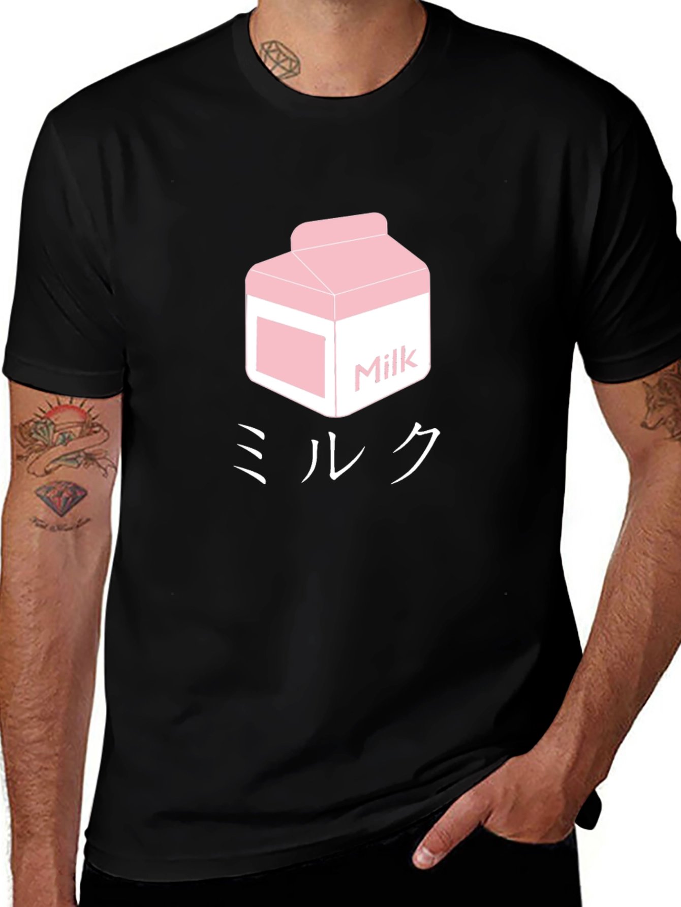 Variant 5 of Milk Carton Graphic Tee - Kawaii Style