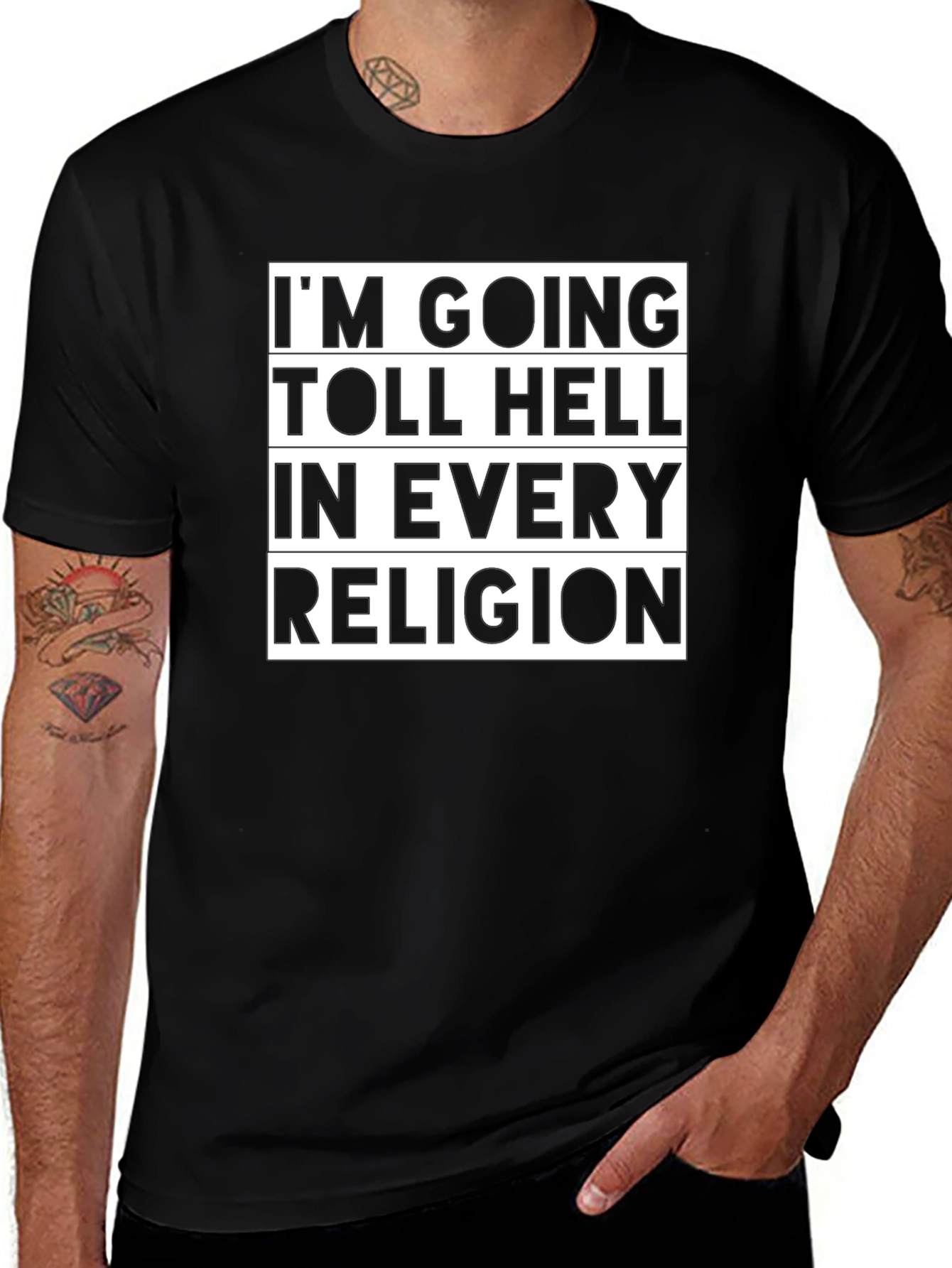 Variant 12 of I'm Going to Hell T-Shirt - Bold Statement Tee