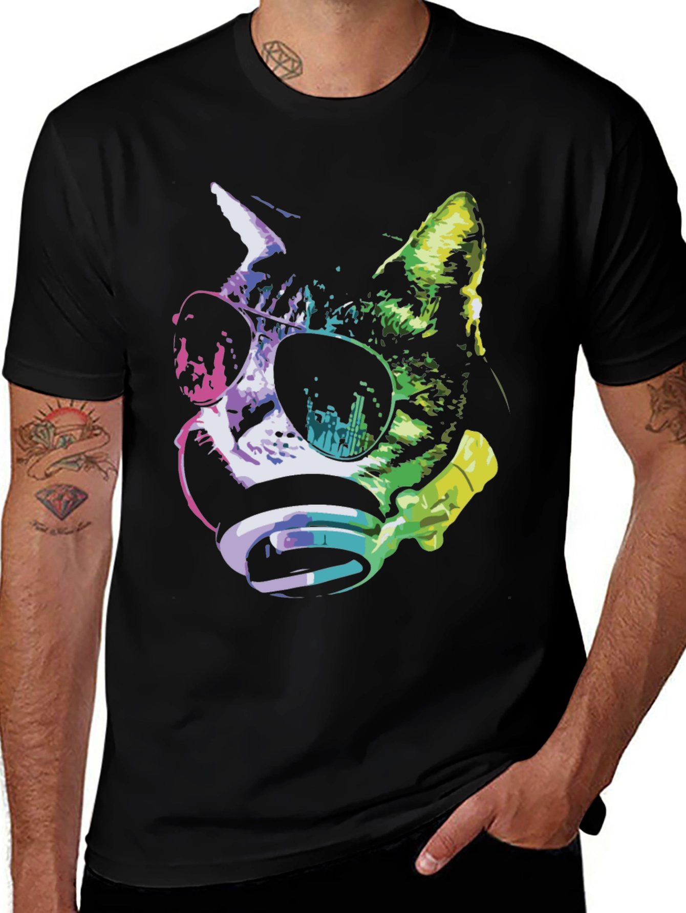 Variant 29 of Cool Cat Graphic Tee