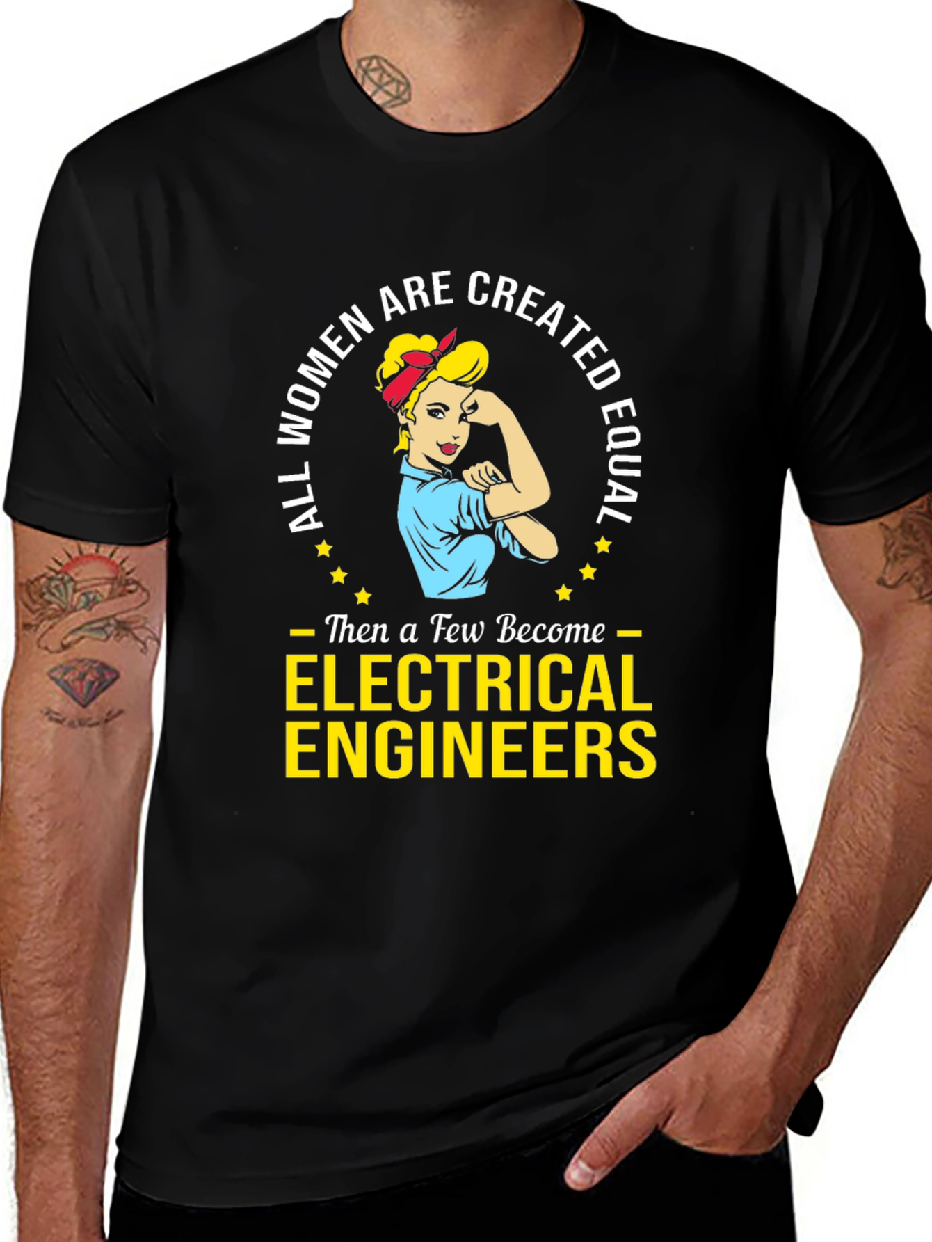 Variant 5 of Electrical Engineer Women's Empowerment T-Shirt