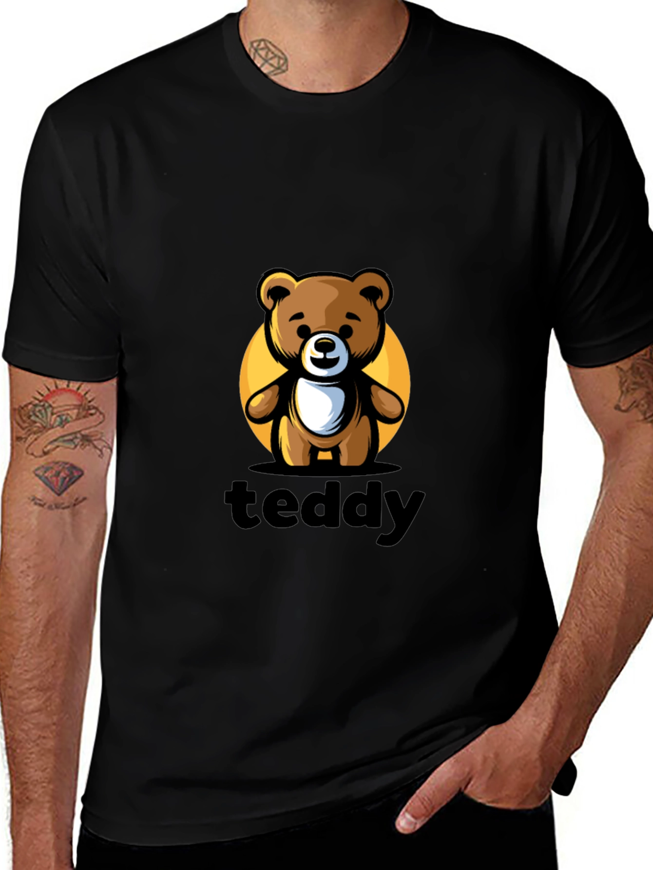 Variant 2 of Cute Teddy Bear Graphic T-Shirt