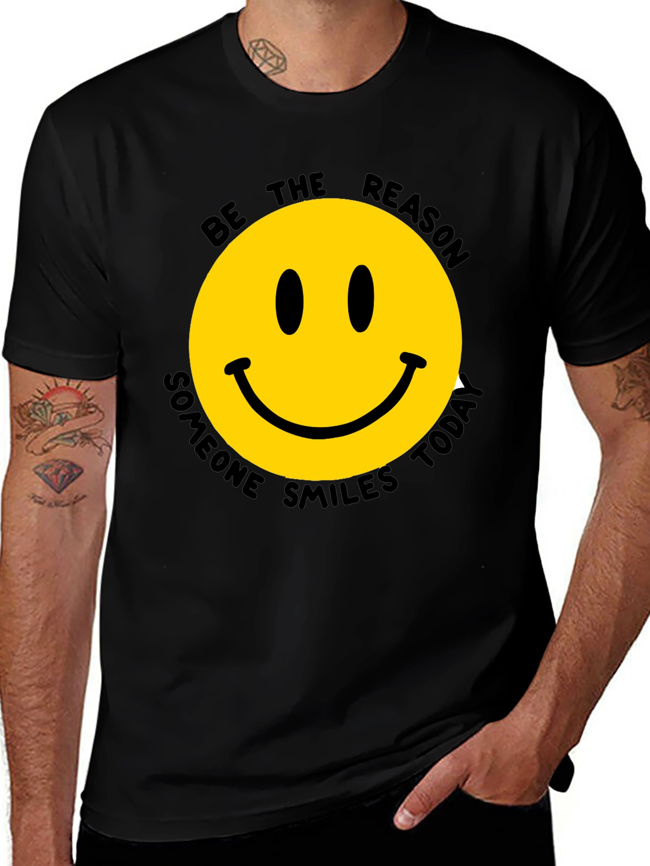 Variant 16 of Smiley Face T-Shirt - Be The Reason Someone Smiles