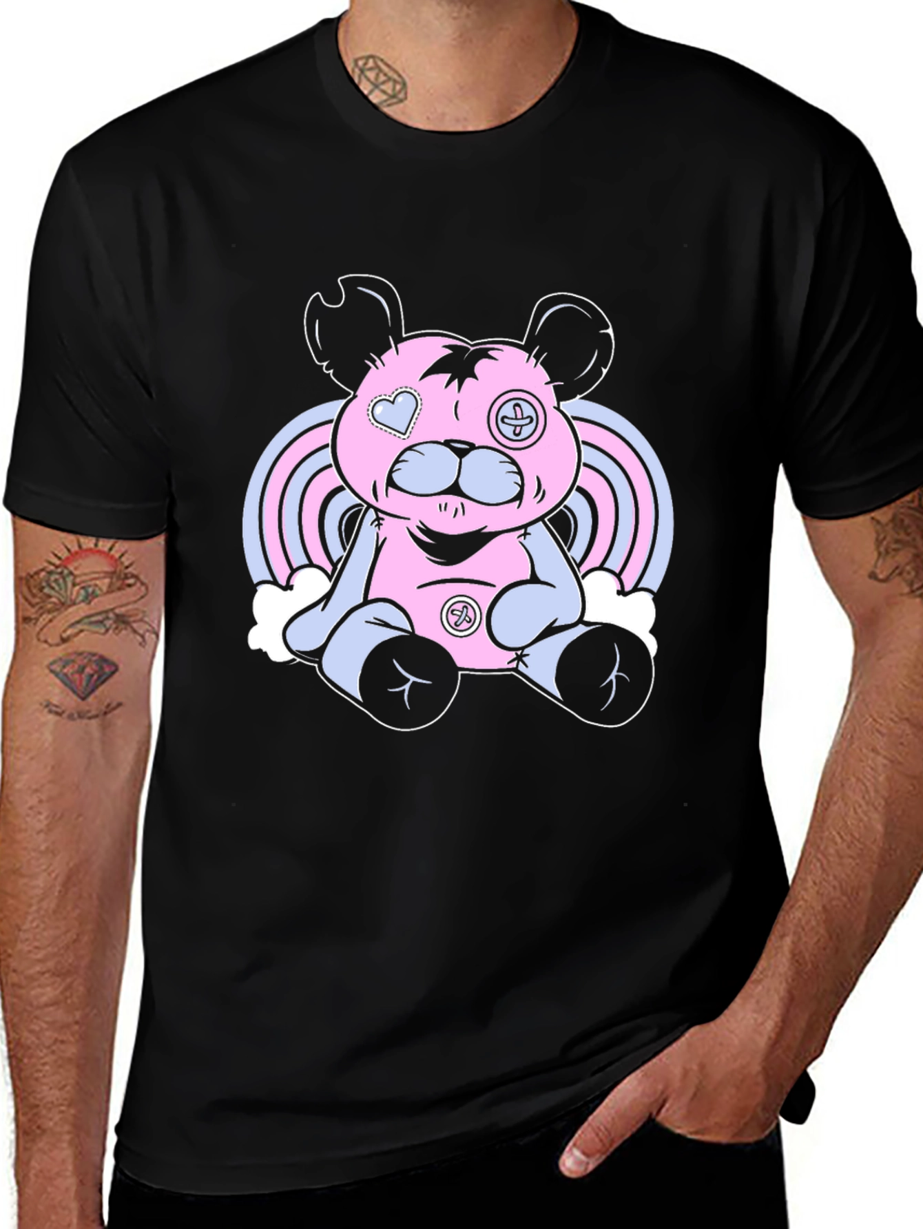 Variant 13 of Cool Teddy Bear Graphic Tee