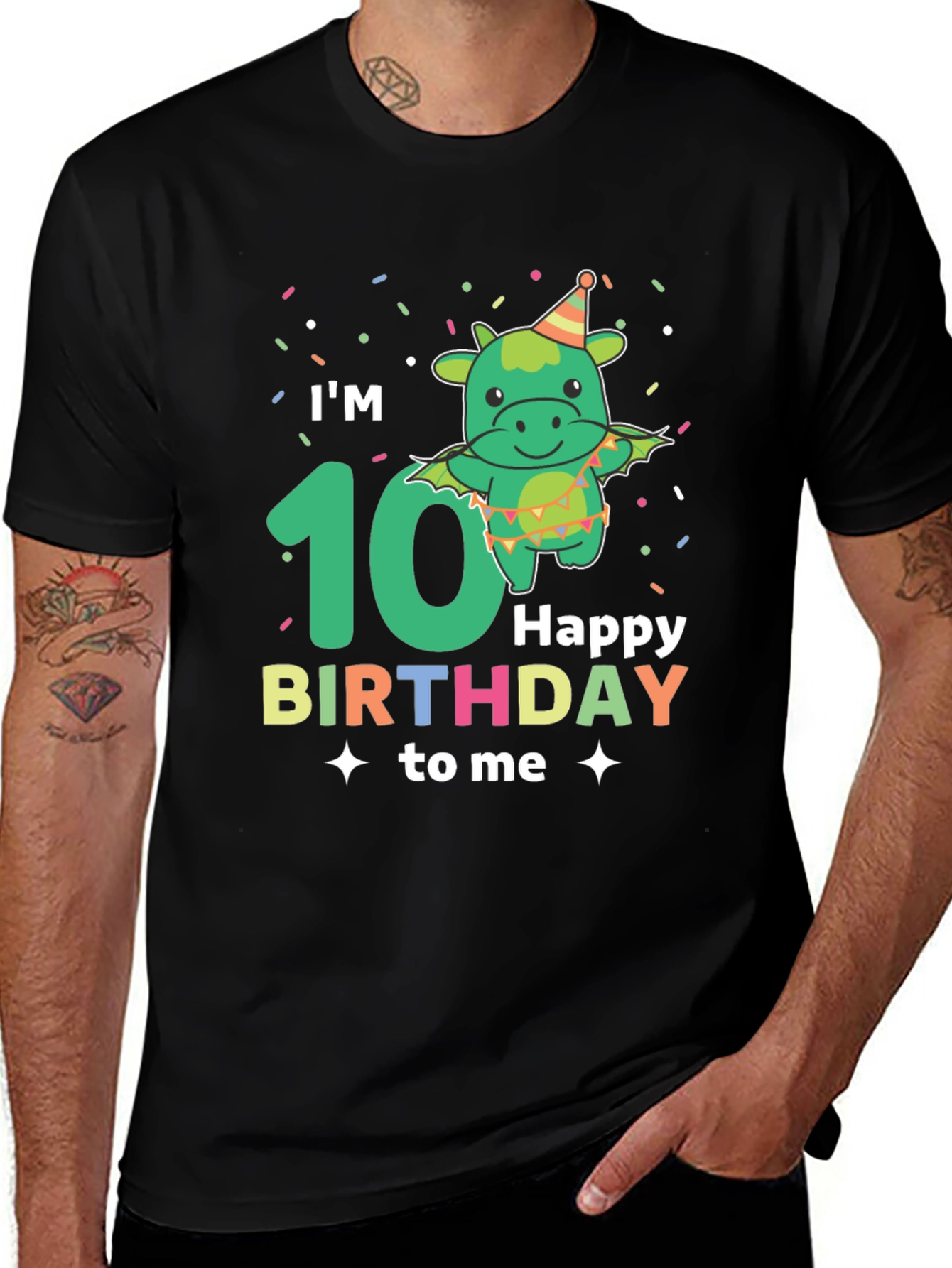 Variant 16 of 10th Birthday Dragon T-Shirt